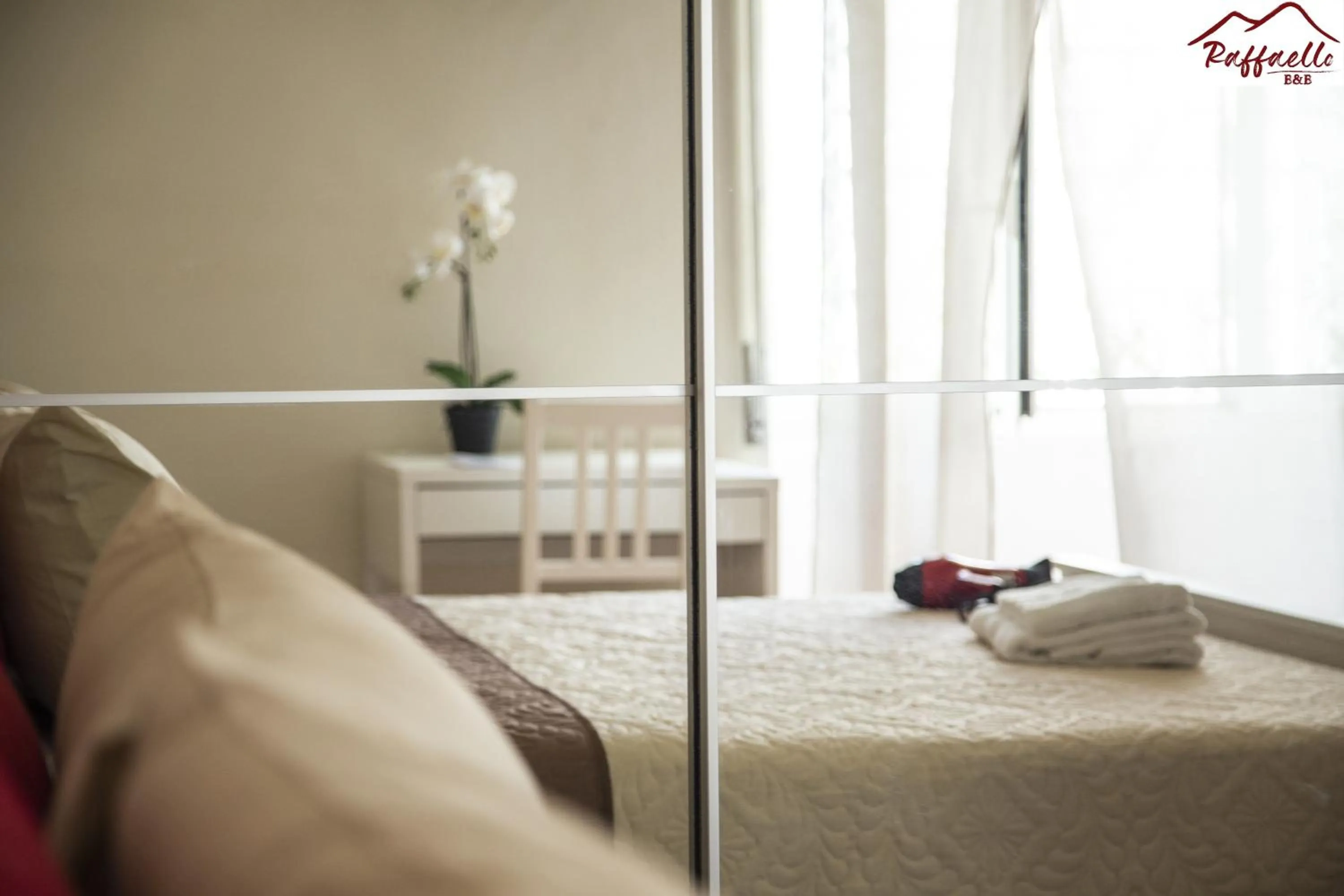 Decorative detail, Bed in B & B Raffaello