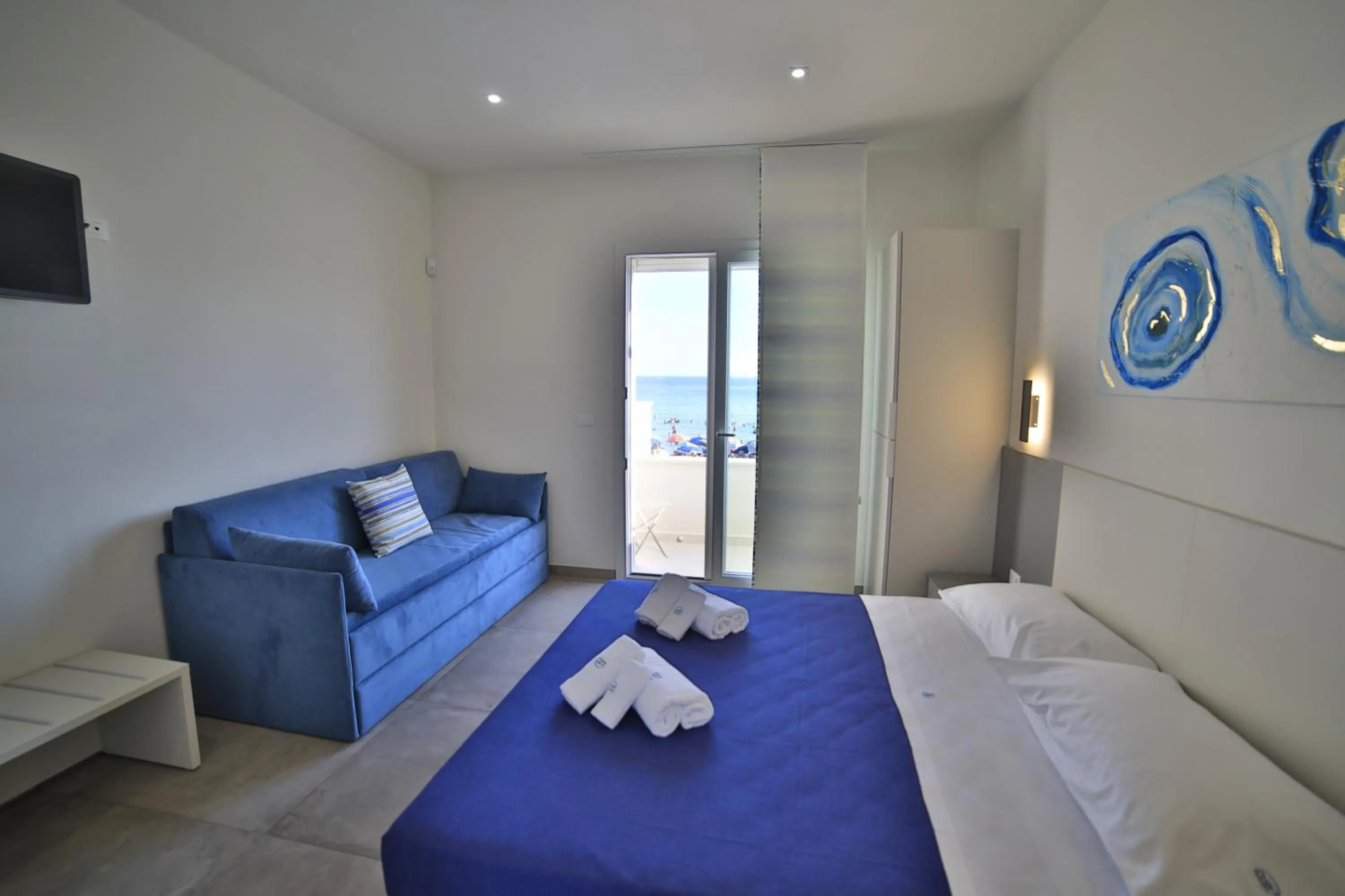 Photo of the whole room, Bed in Baia Azzurra B&B