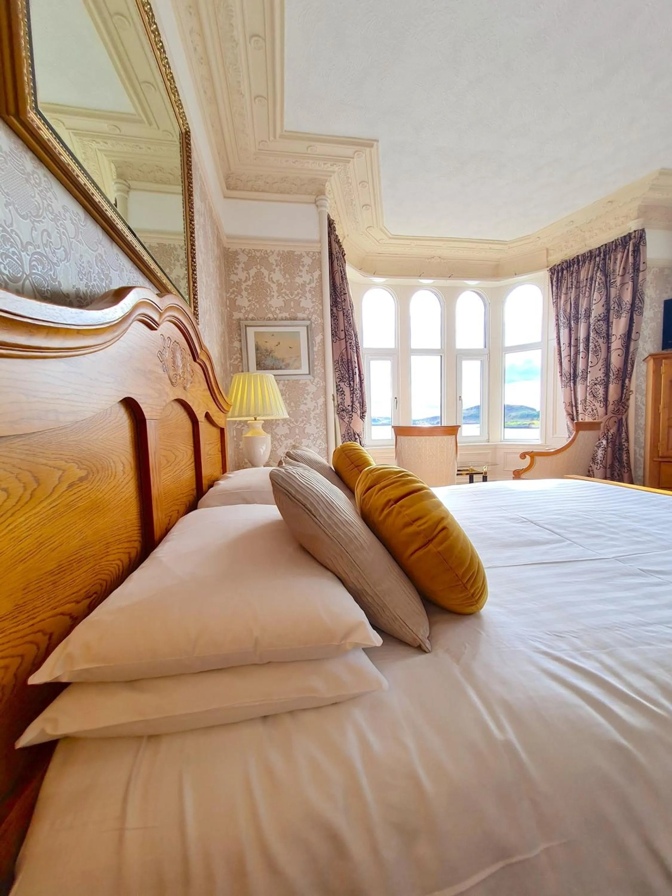 Bed in Corriemar House