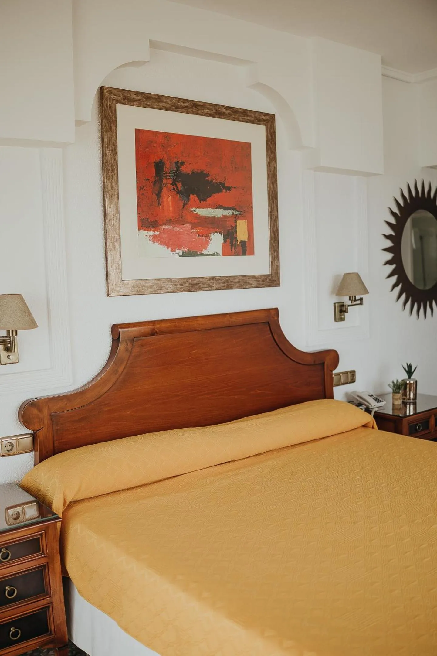 Bed in Hotel Polamar