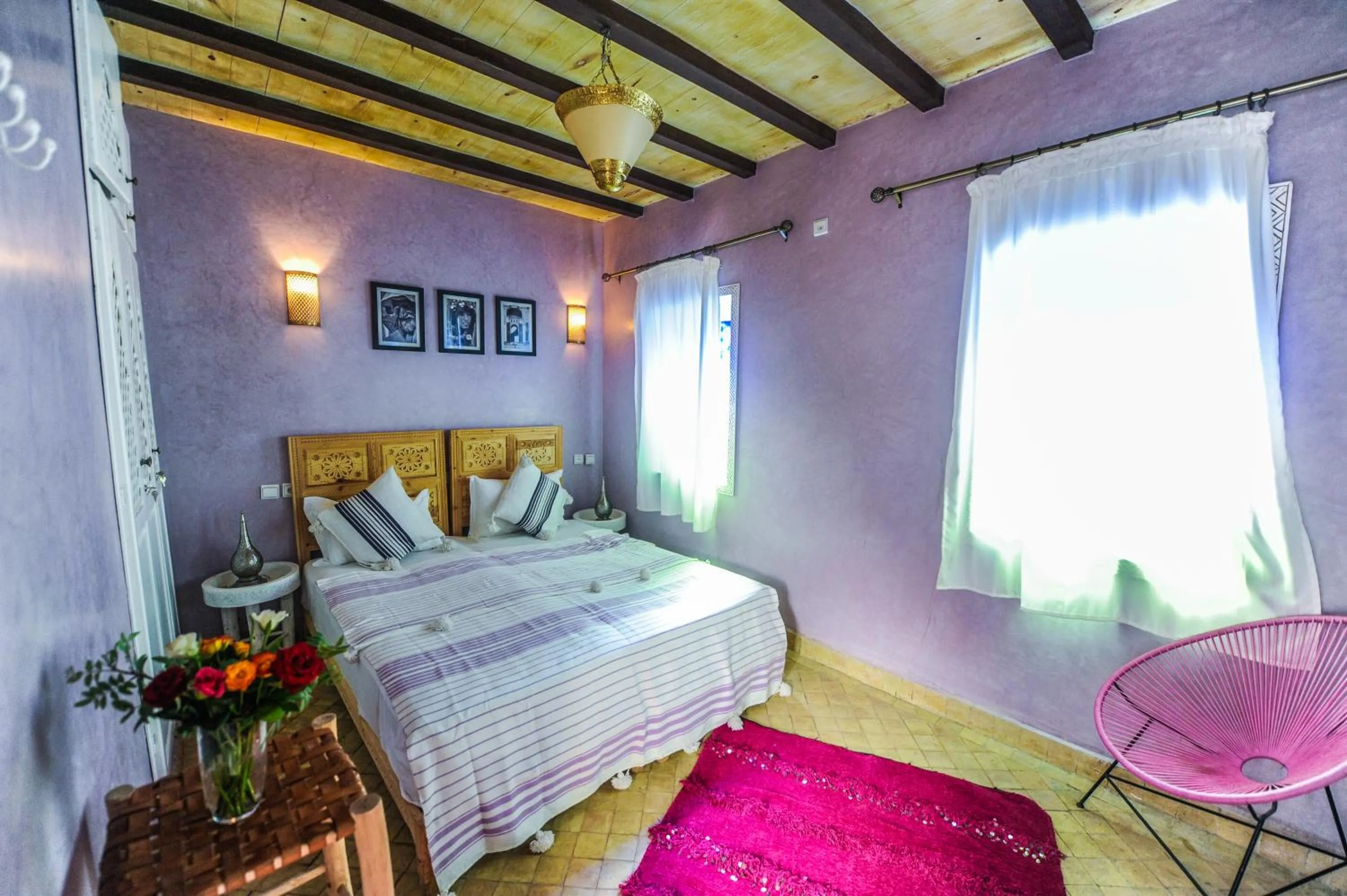 Photo of the whole room, Bed in Riad Milouda