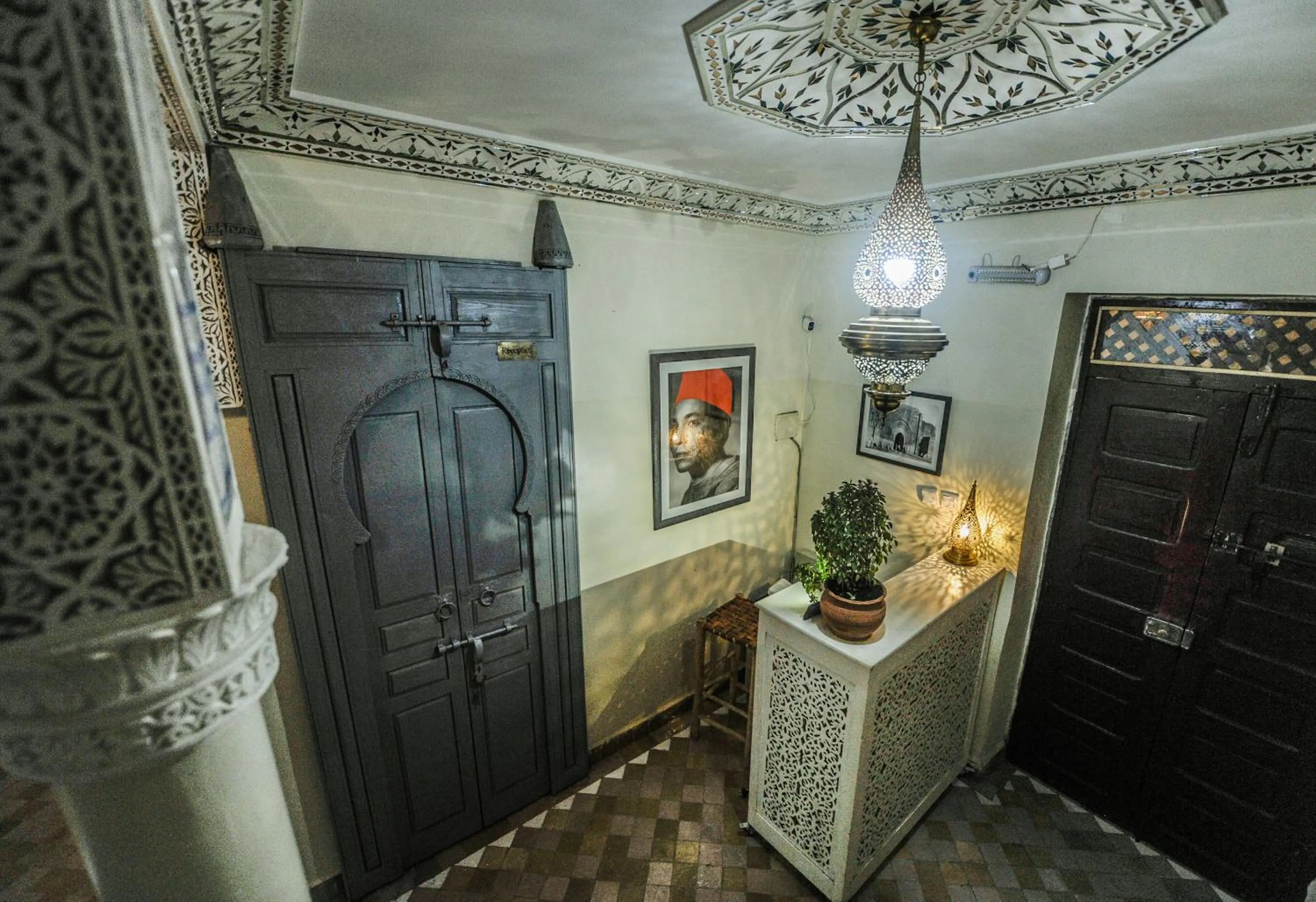 Lobby or reception in Riad Milouda