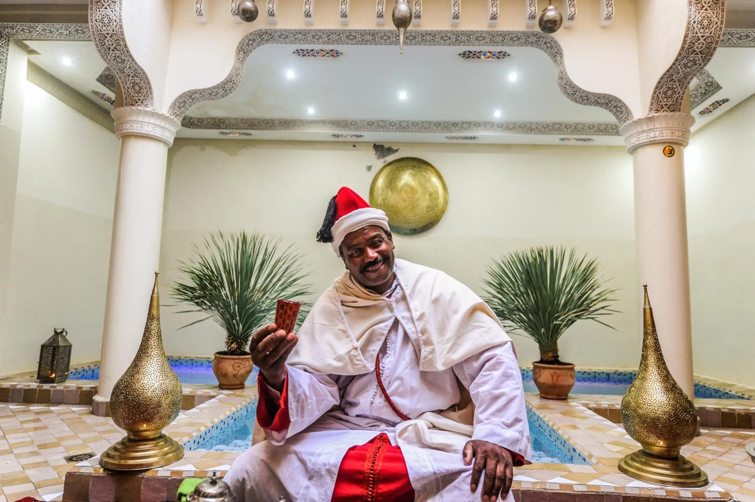 Swimming pool in Riad Milouda