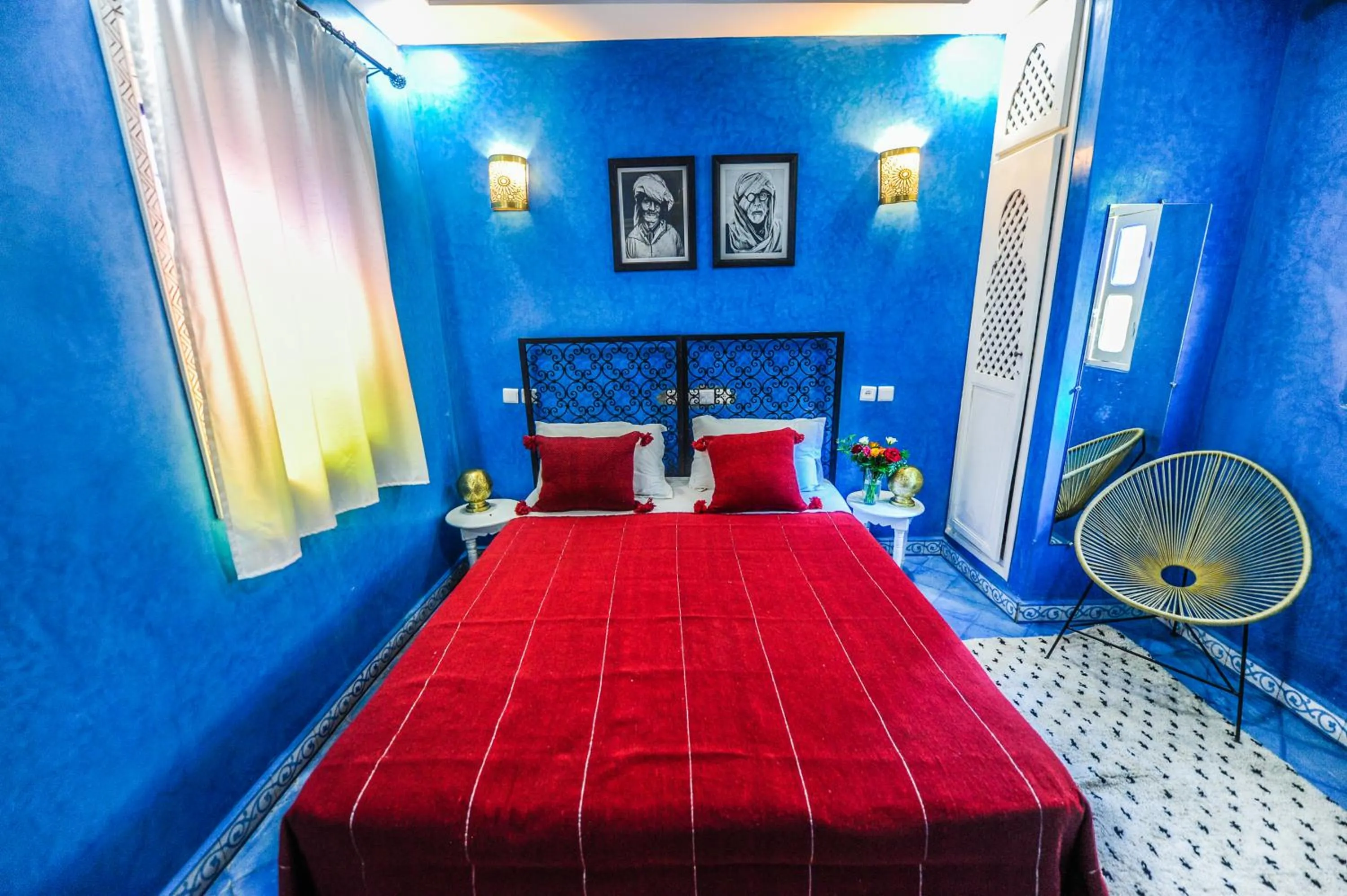 Photo of the whole room, Bed in Riad Milouda