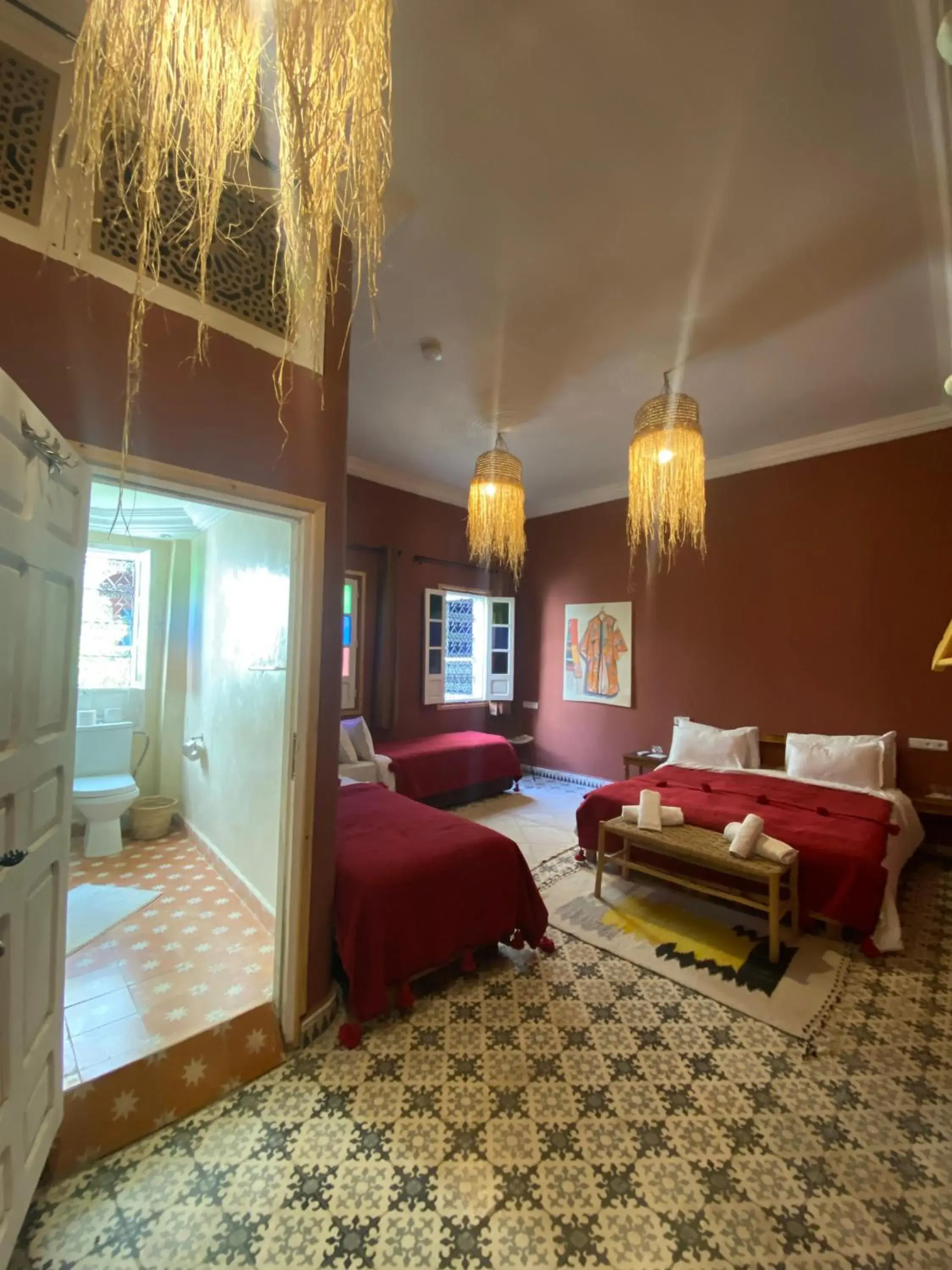 Bed in Riad Milouda Bed in Riad Milouda