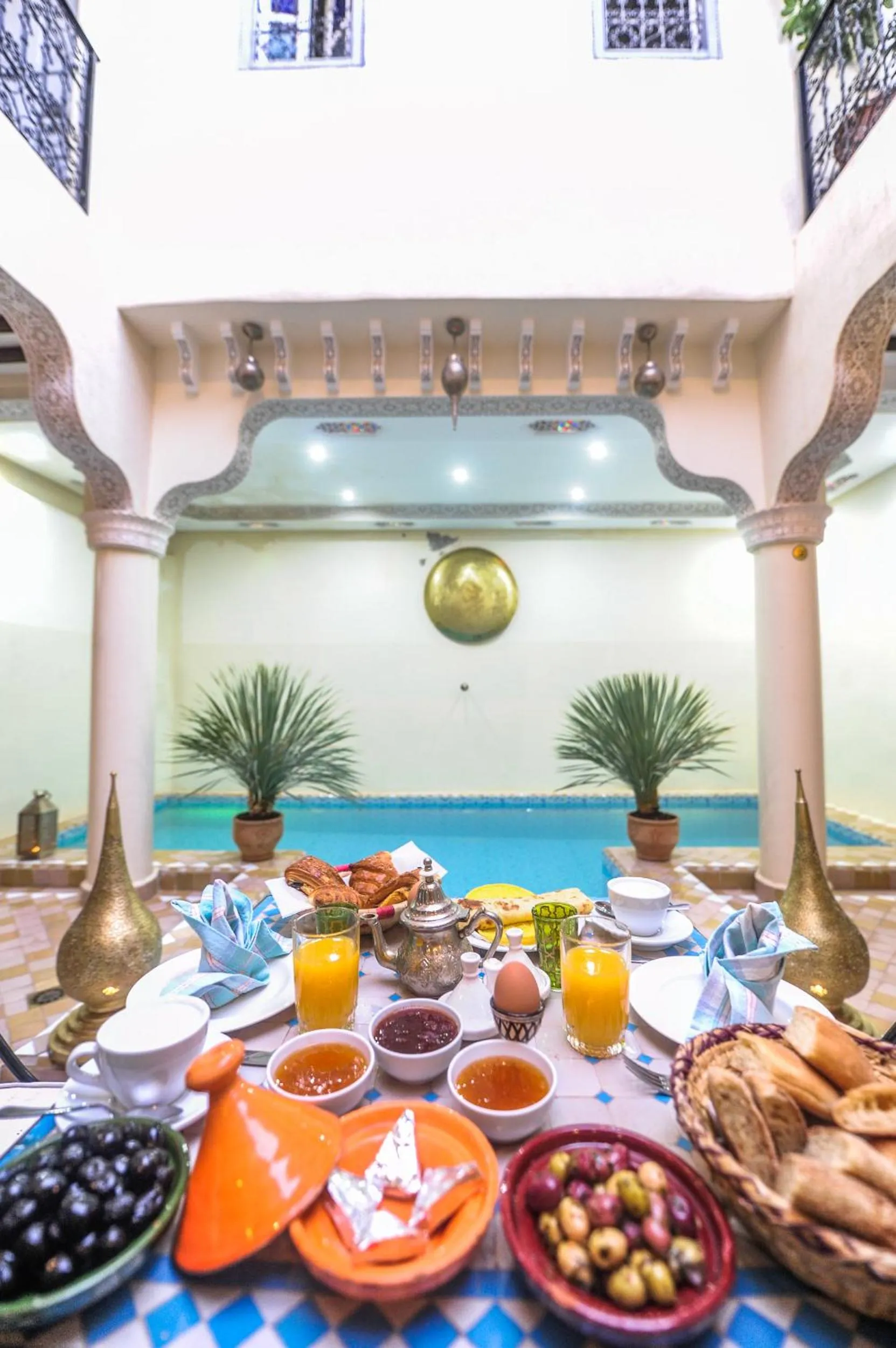 Food and drinks in Riad Milouda