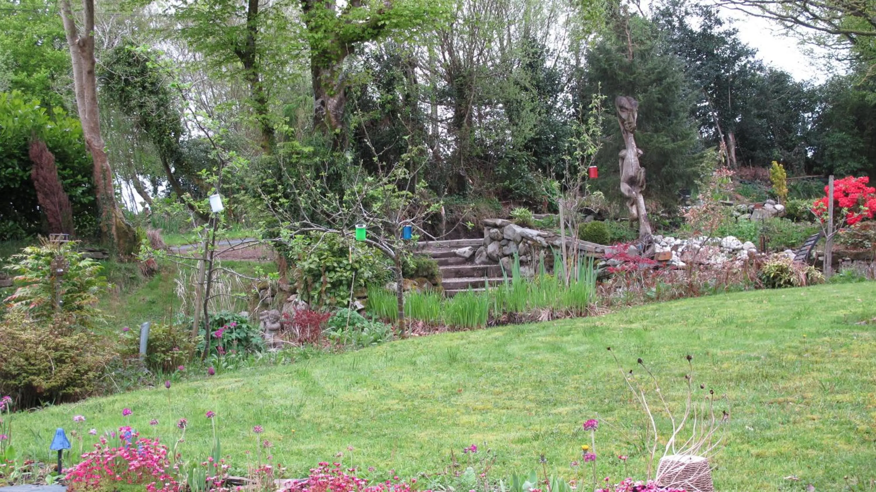 Garden view in Five Oaks