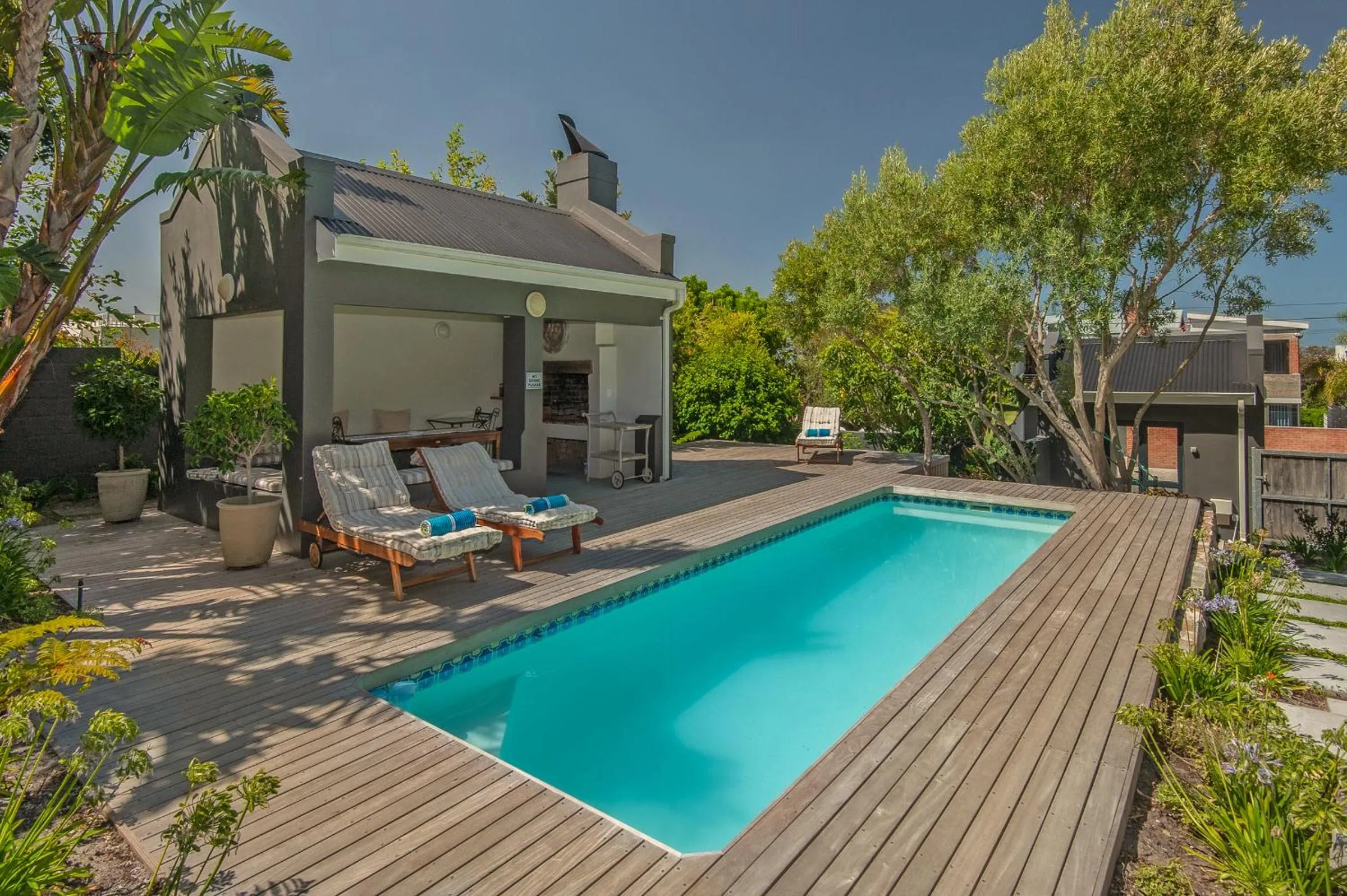 Garden view in Villa Blu Guesthouse