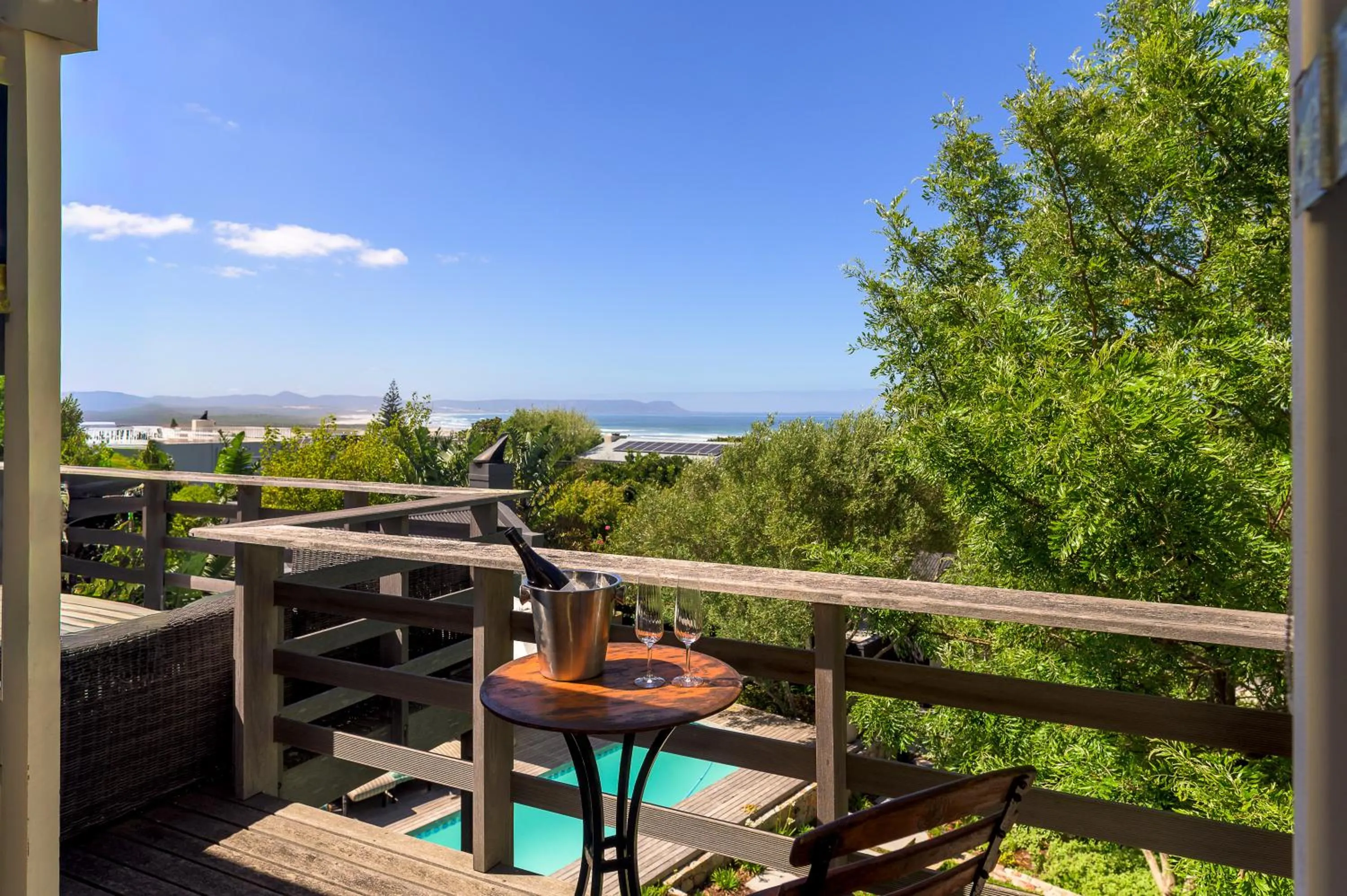 Balcony/Terrace in Villa Blu Guesthouse
