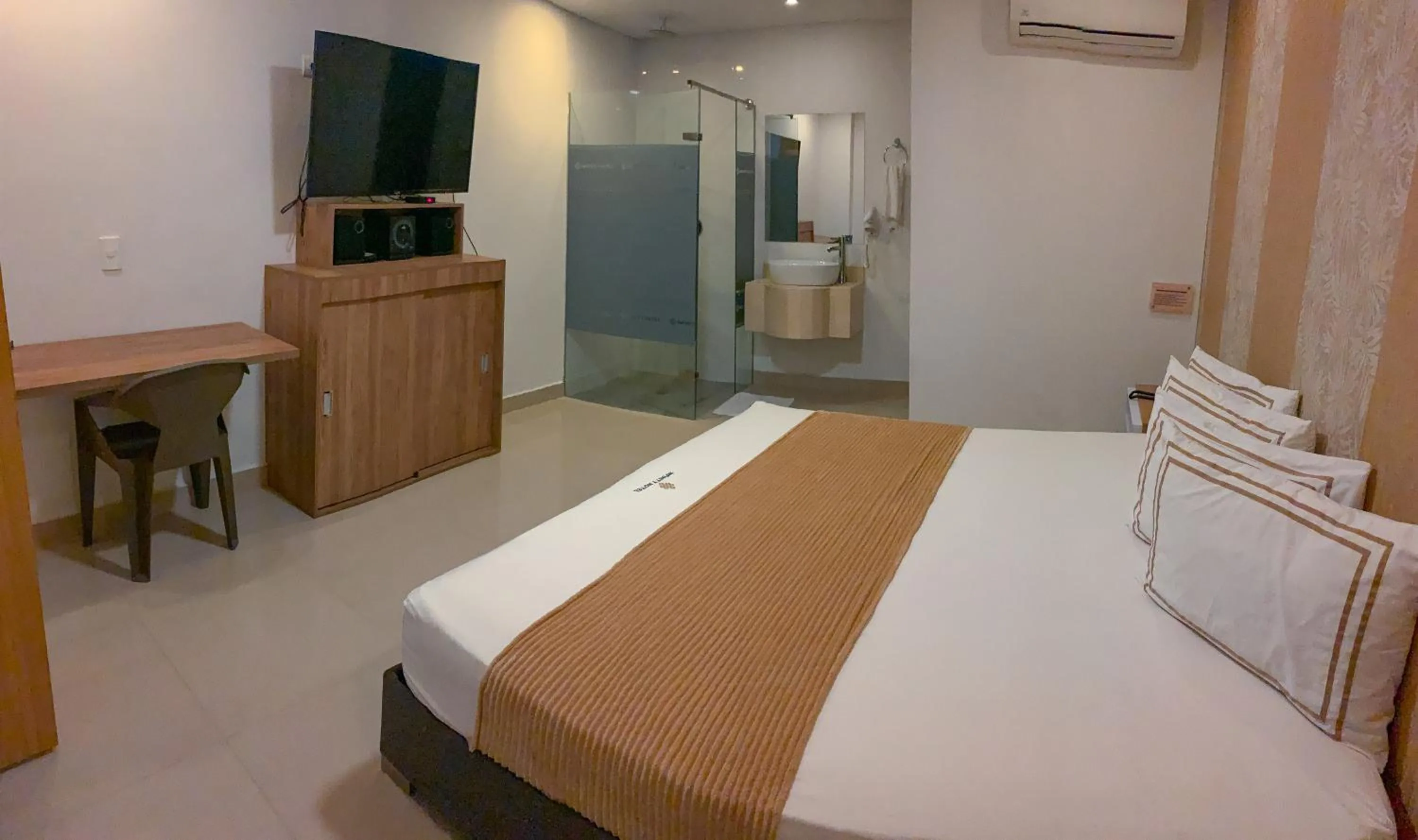 Bed in Infinity Hotel