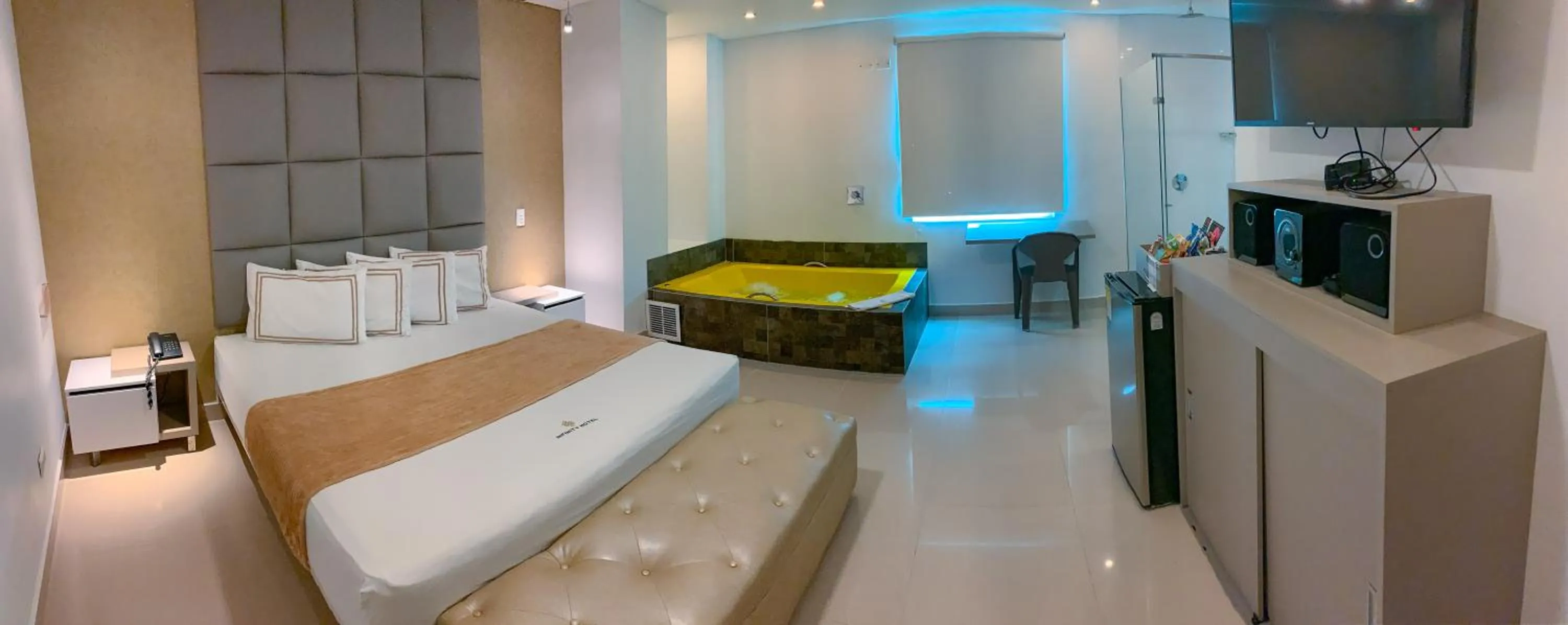 Bed in Infinity Hotel