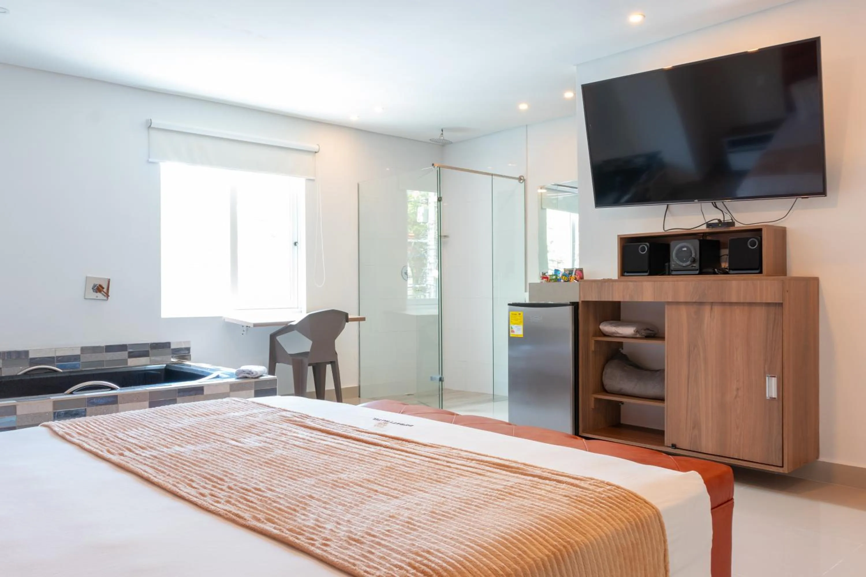 Bed in Infinity Hotel