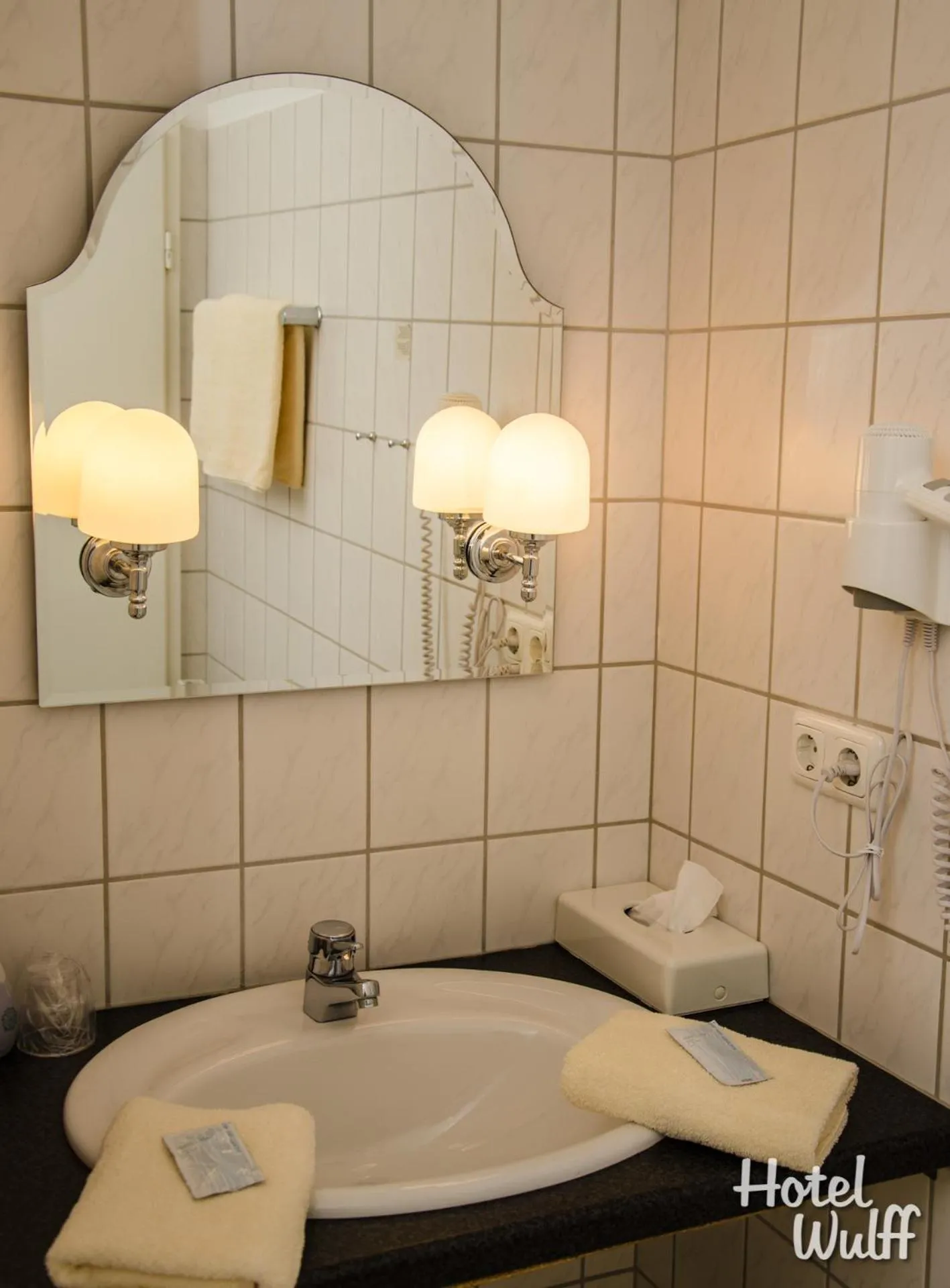 Bathroom in Hotel Wulff