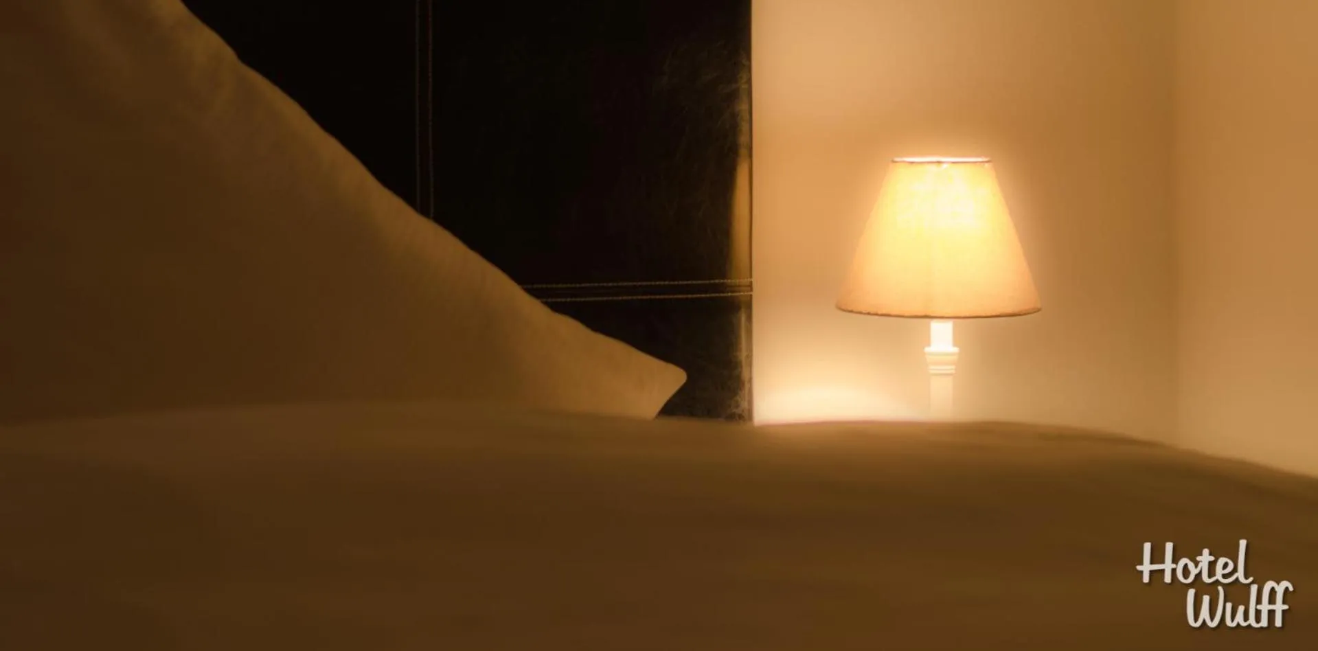 Bed in Hotel Wulff