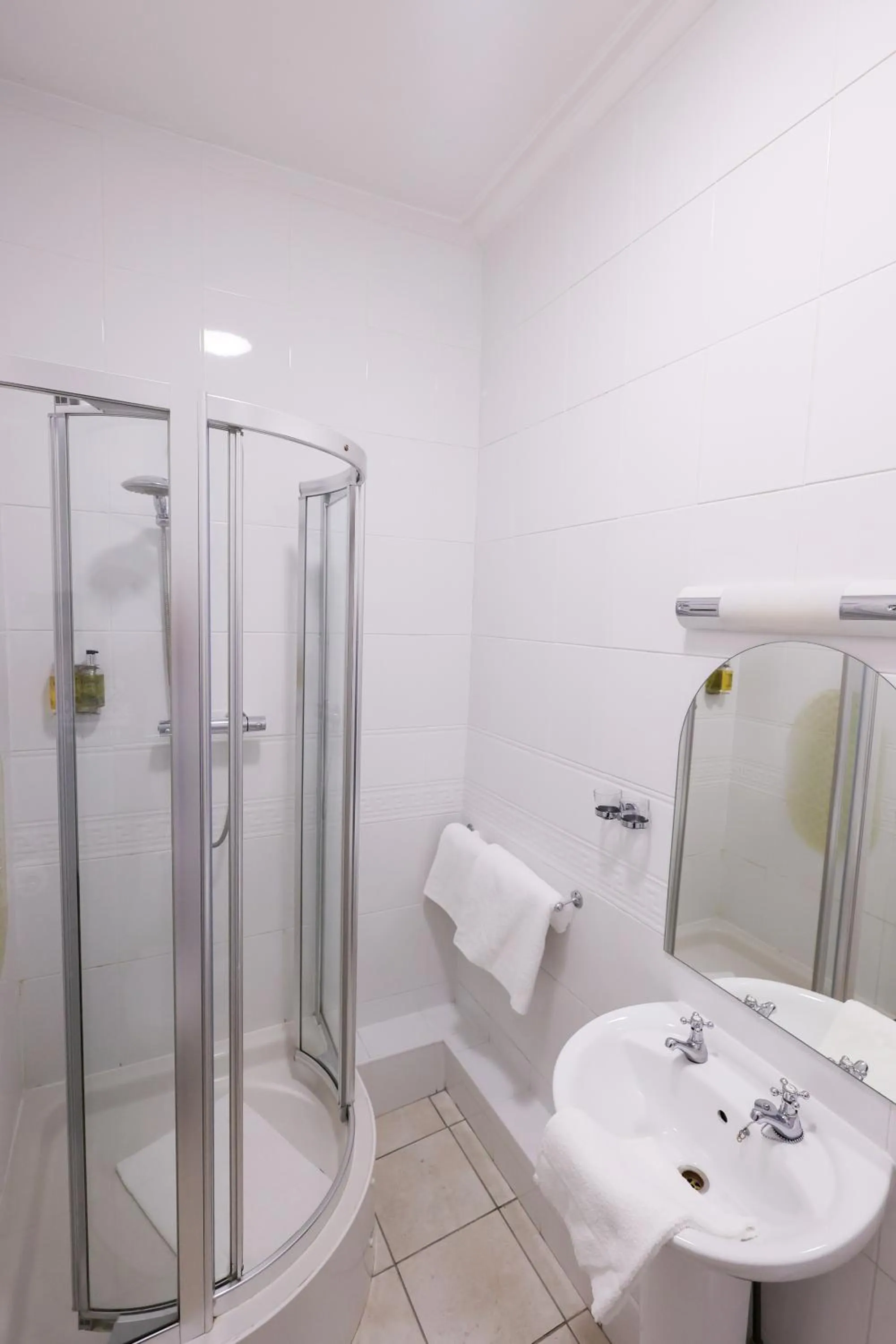 Shower in Manor Hotel