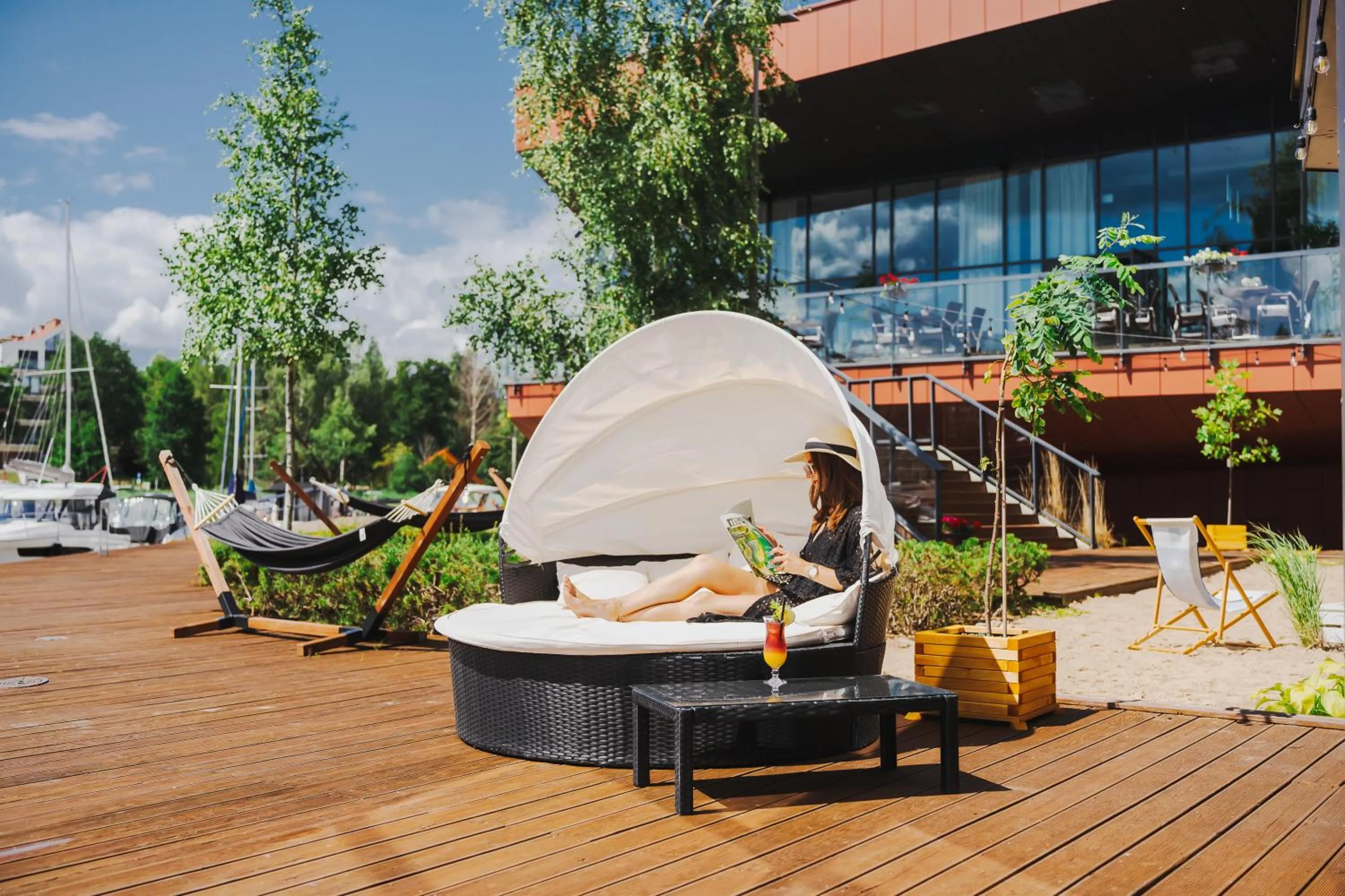 Patio in Hotel Mikołajki Leisure & SPA - Destigo Hotels