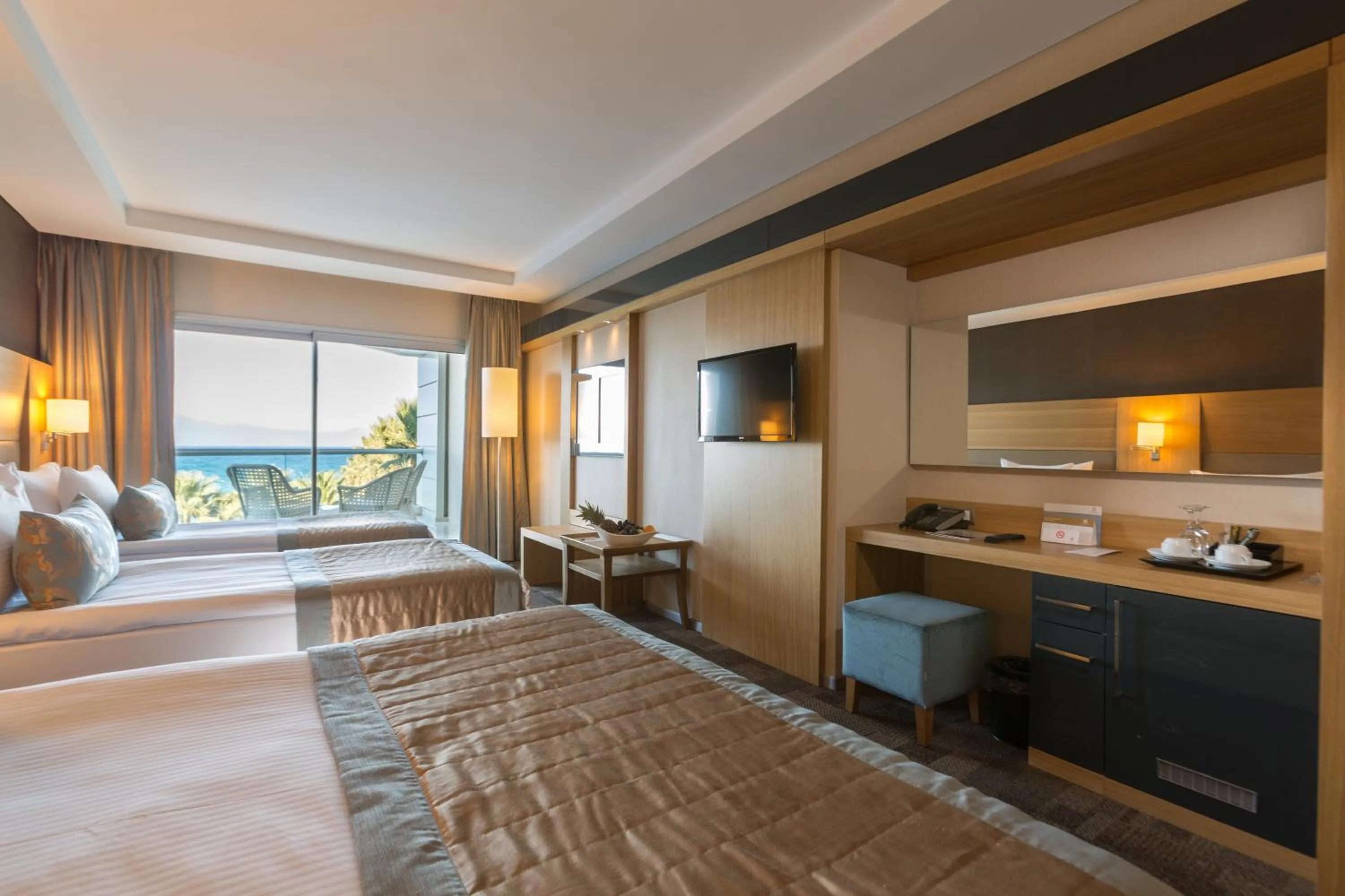 Photo of the whole room, Bed in Boyalik Beach Hotel & Spa Cesme