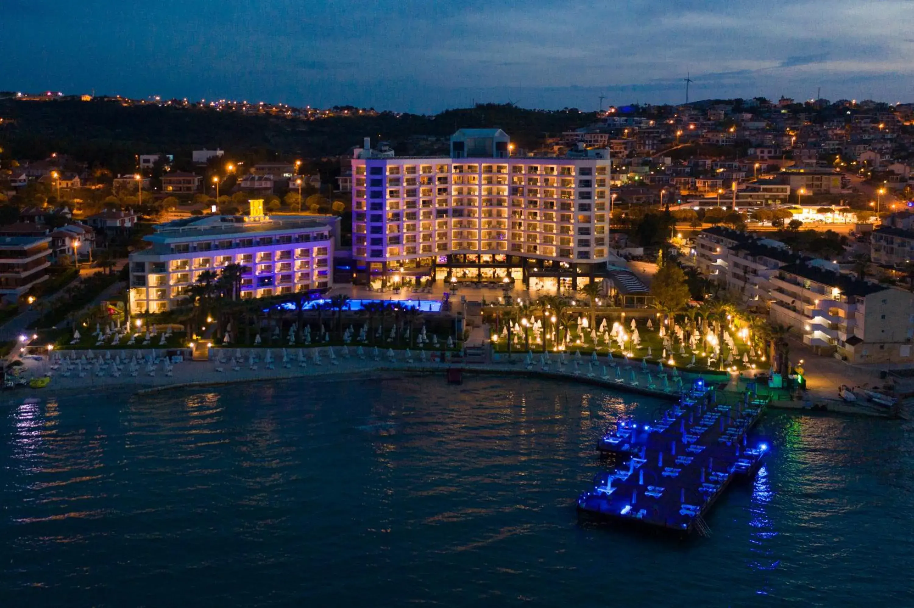 Property building in Boyalik Beach Hotel & Spa Cesme Property building in Boyalik Beach Hotel & Spa Cesme