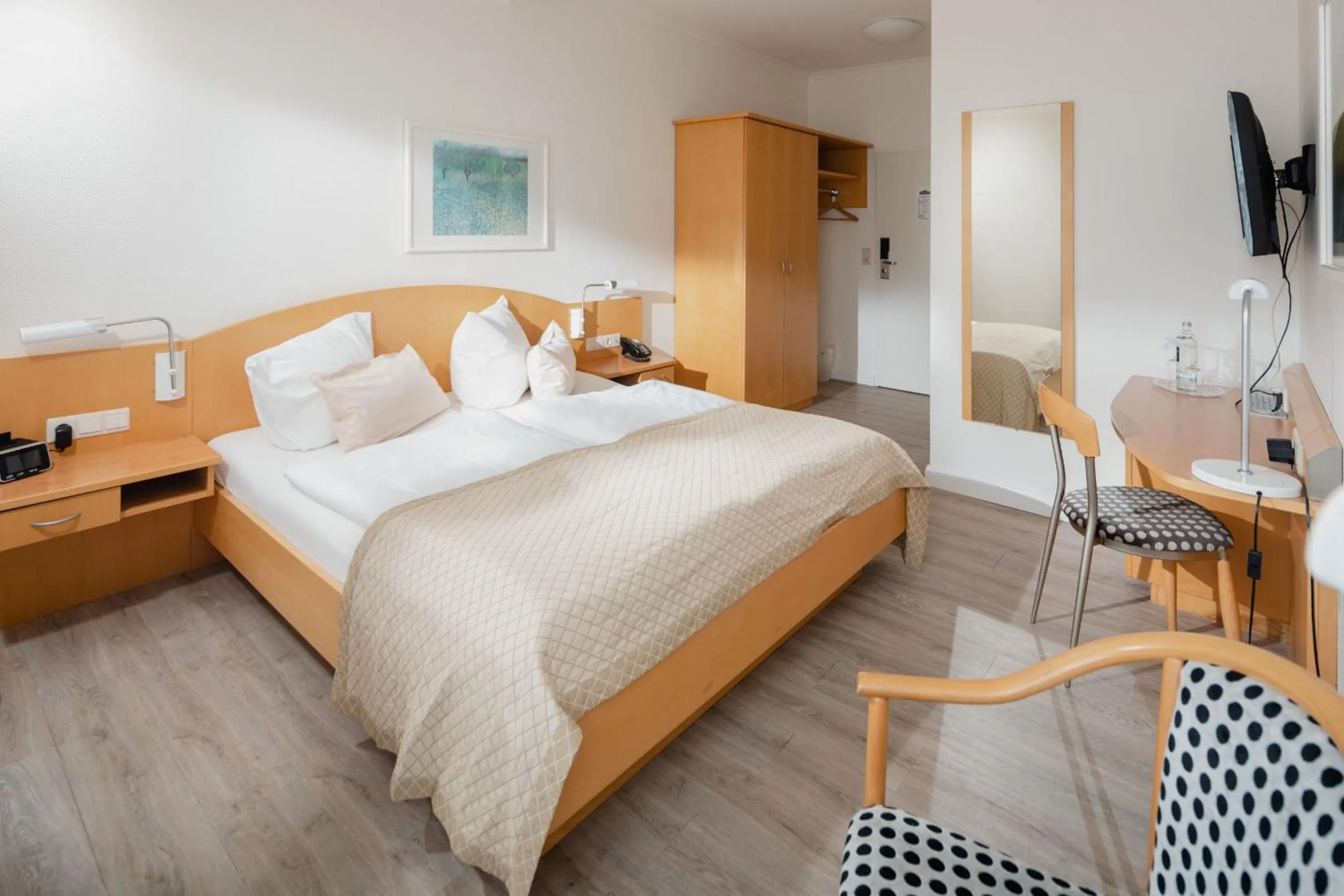 Bed in Hotel Künstlerhaus