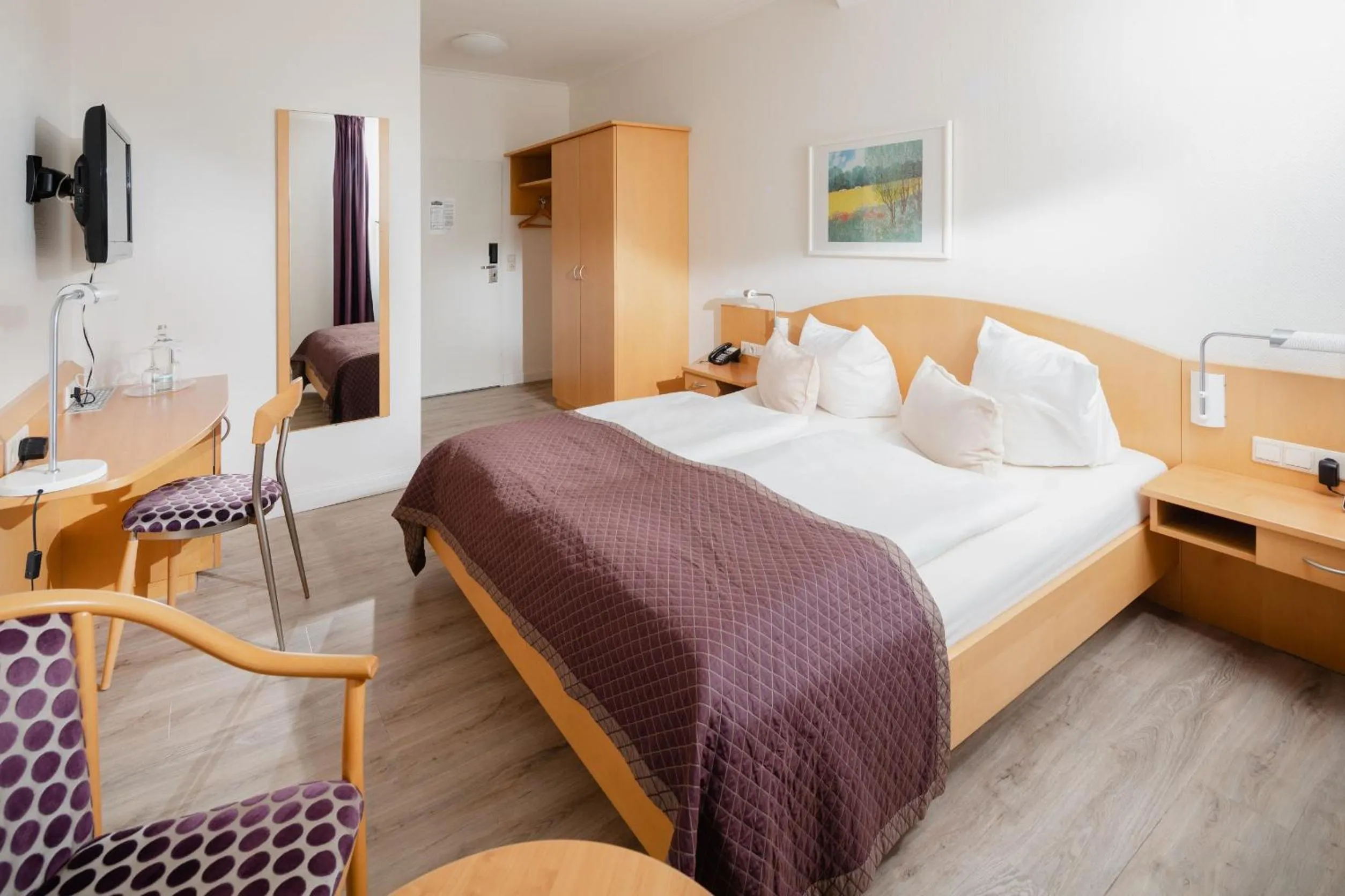 Bed in Hotel Künstlerhaus