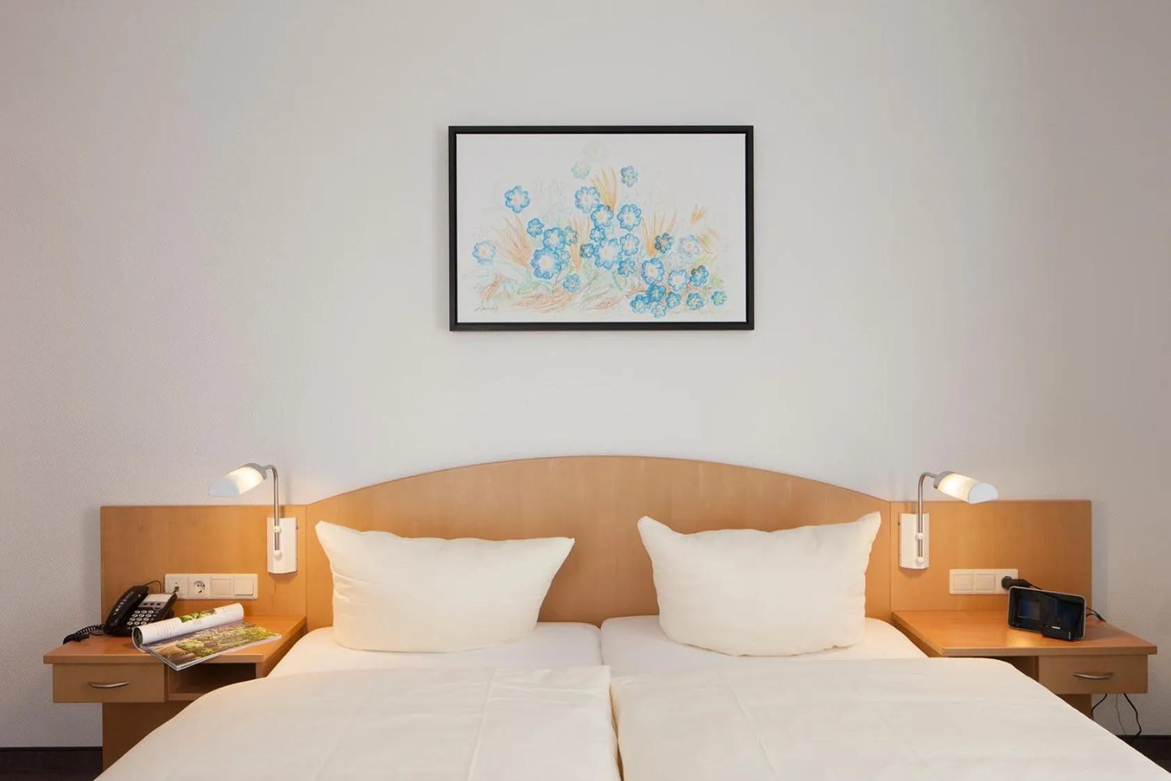 Bed in Hotel Künstlerhaus