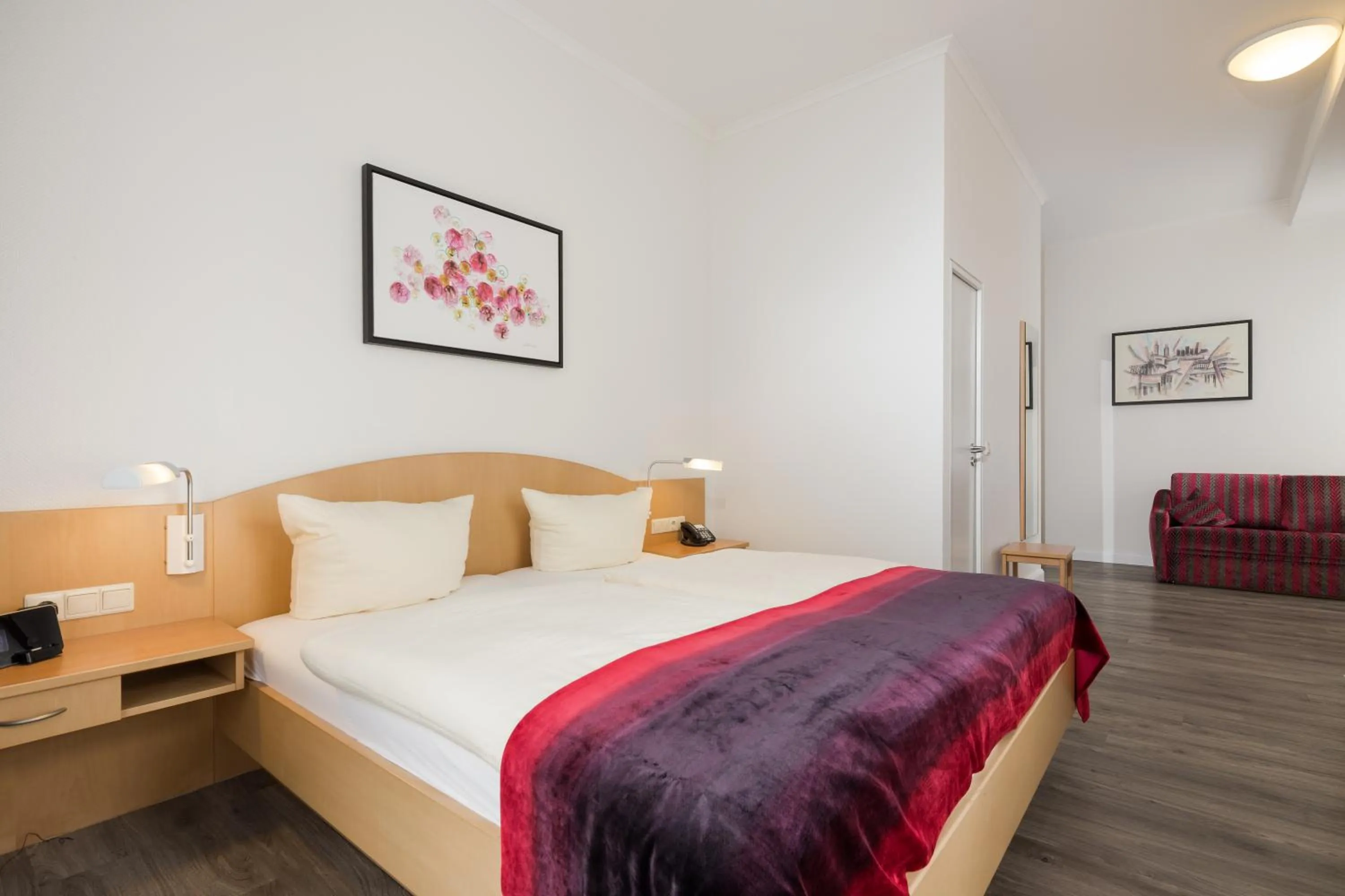 Bed in Hotel Künstlerhaus