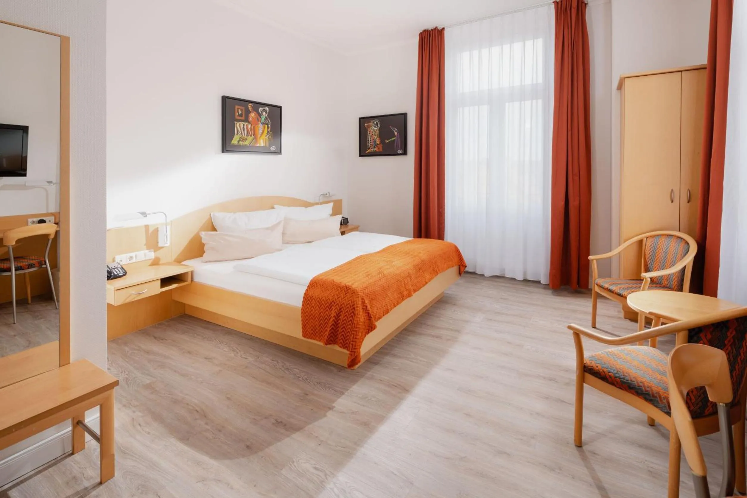 Bed in Hotel Künstlerhaus