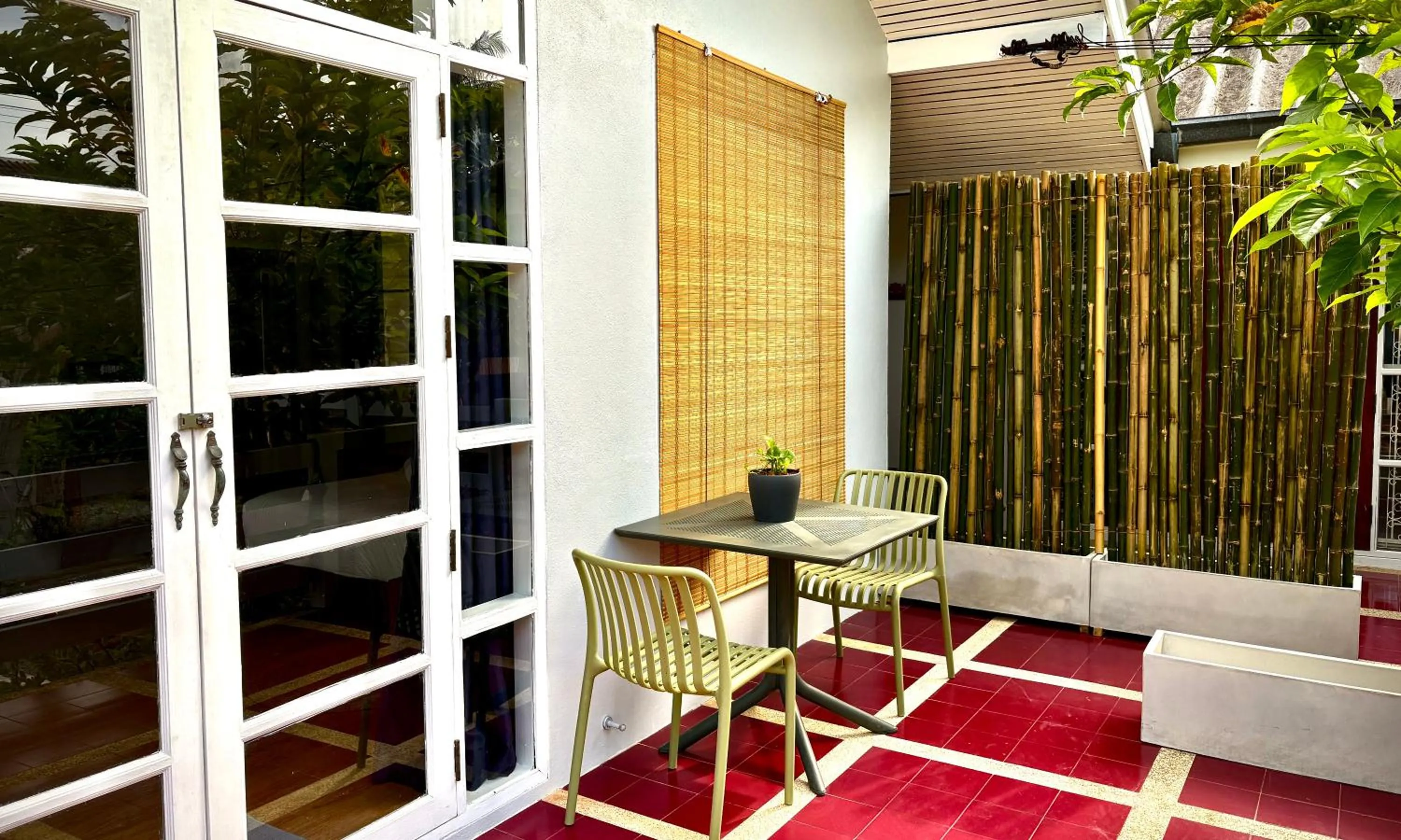 Patio in Namaste resort