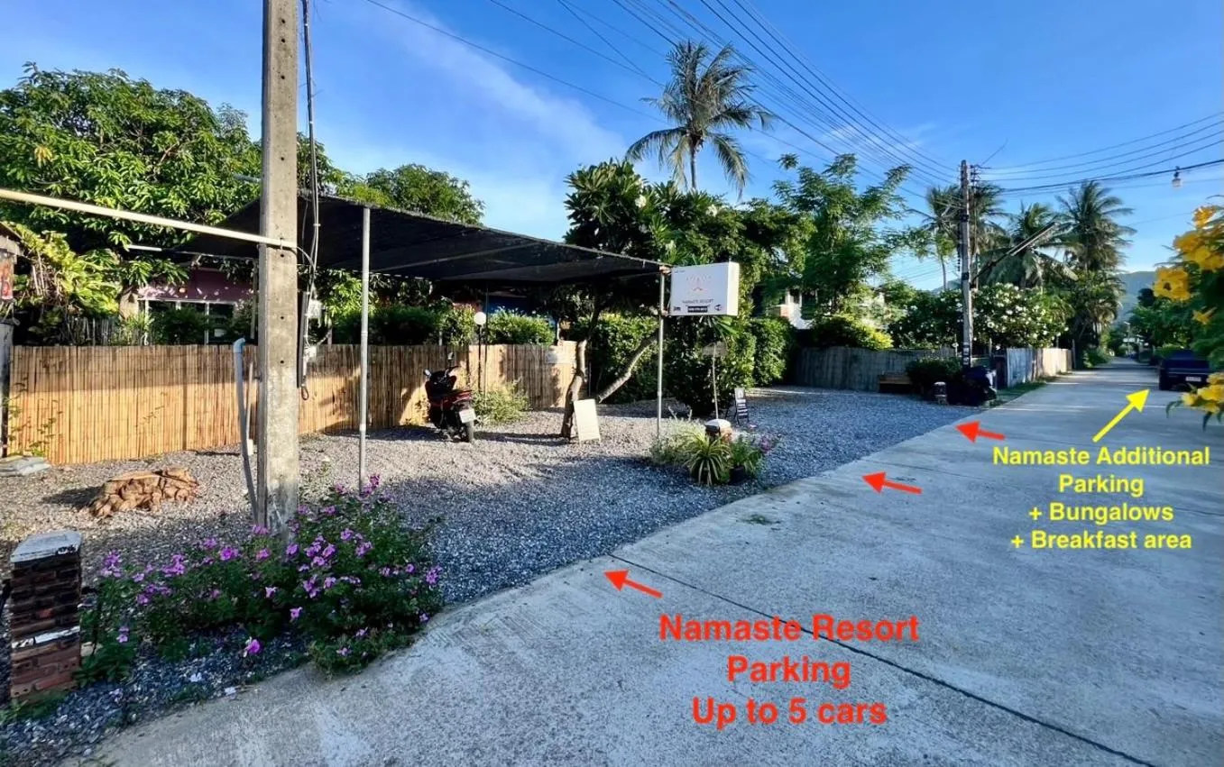 Parking in Namaste resort
