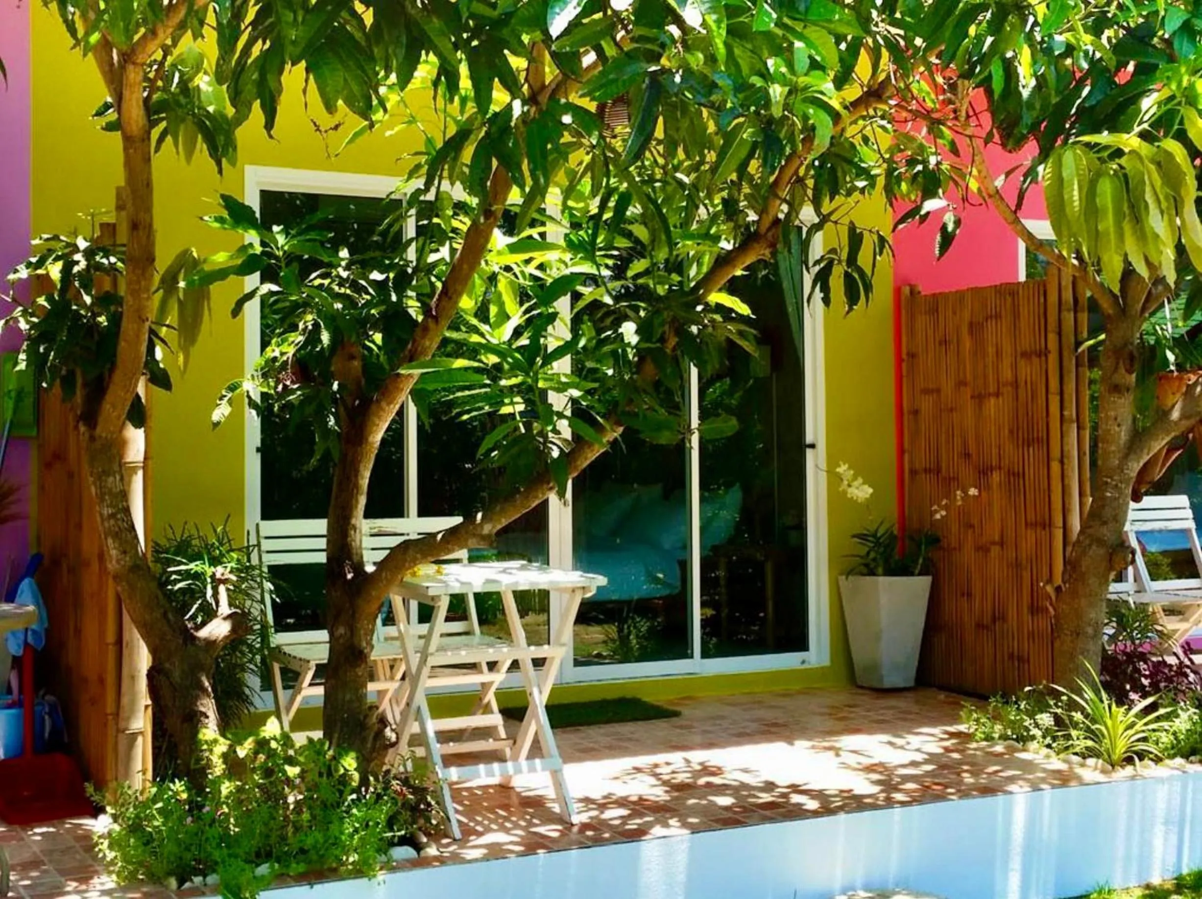 Patio in Namaste resort