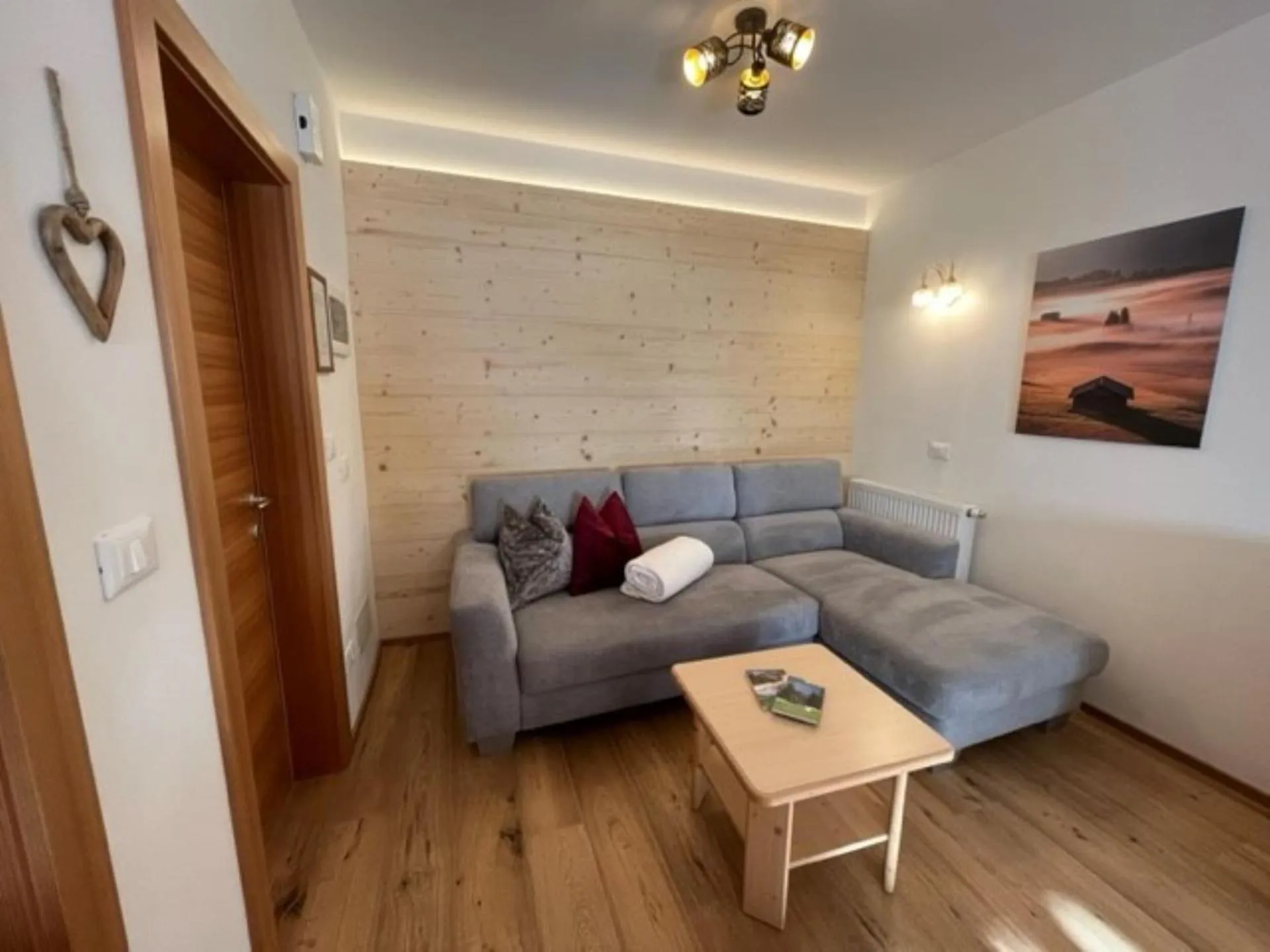 Living room in Schopplhof - panoramic apartments dolomites