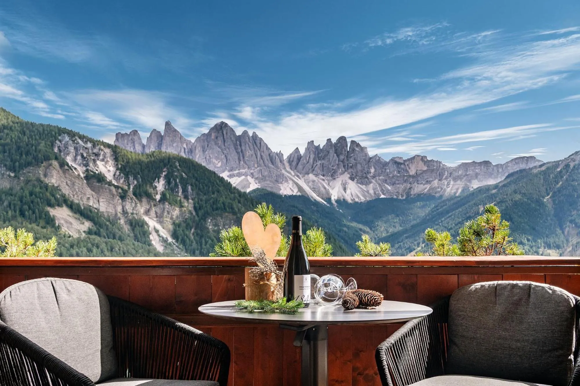 View (from property/room) in Schopplhof - panoramic apartments dolomites