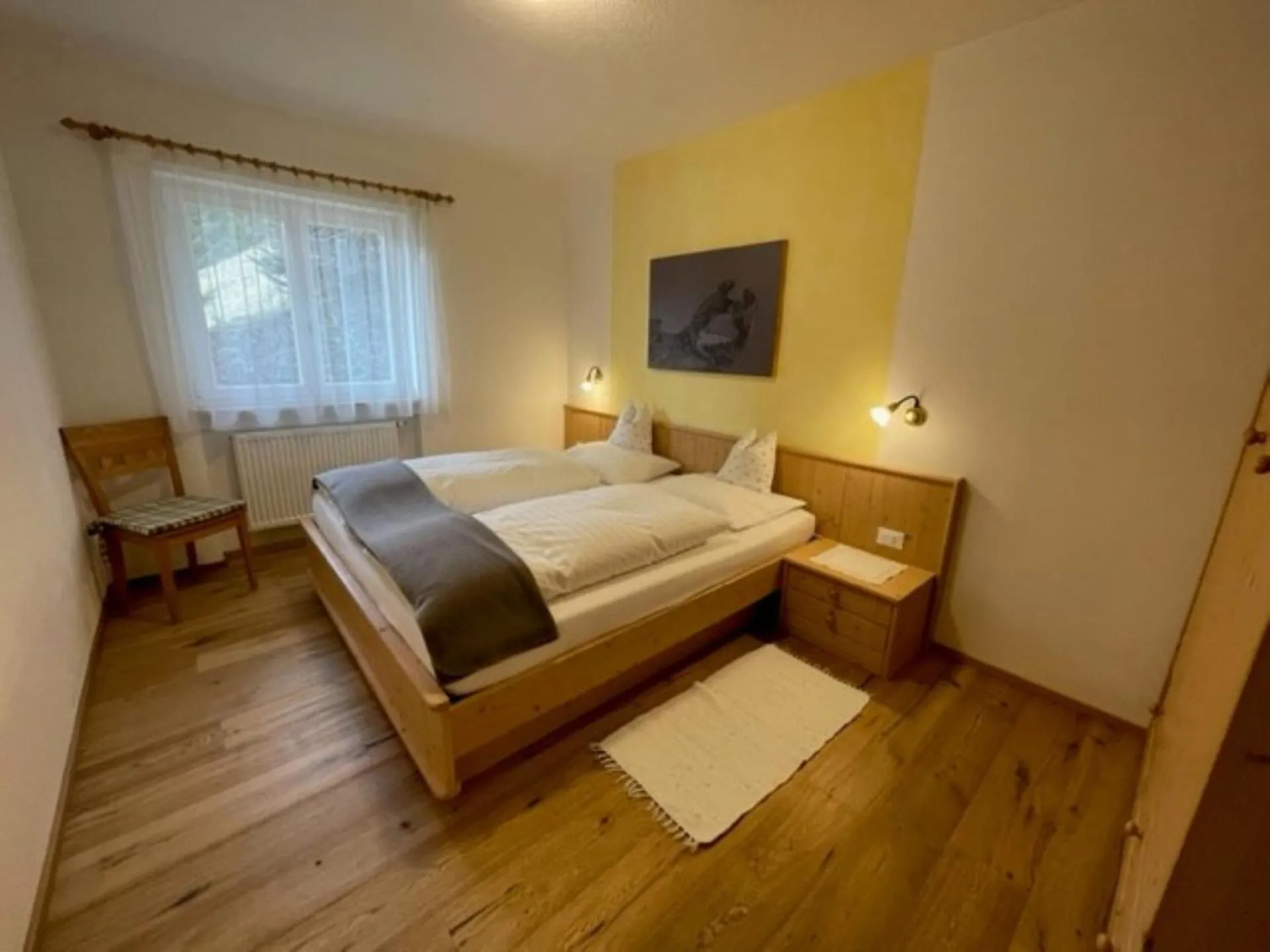 Bedroom, Bed in Schopplhof - panoramic apartments dolomites