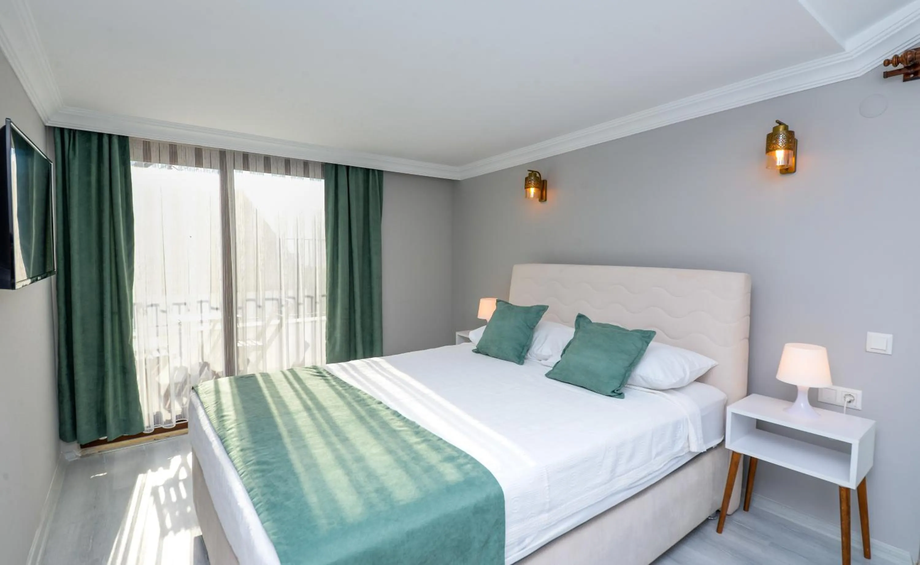 Bedroom, Bed in Bahçe Apart