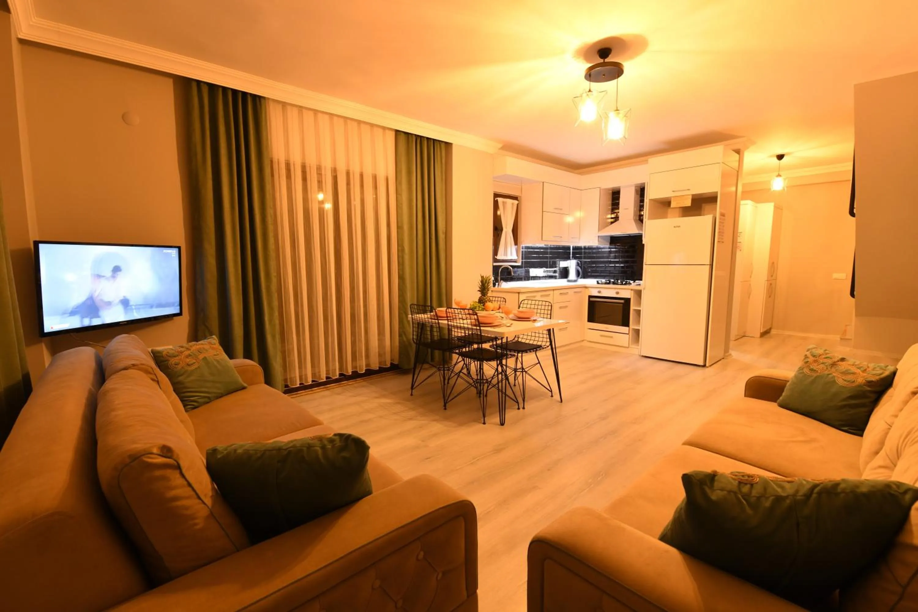 Seating area in Bahçe Apart