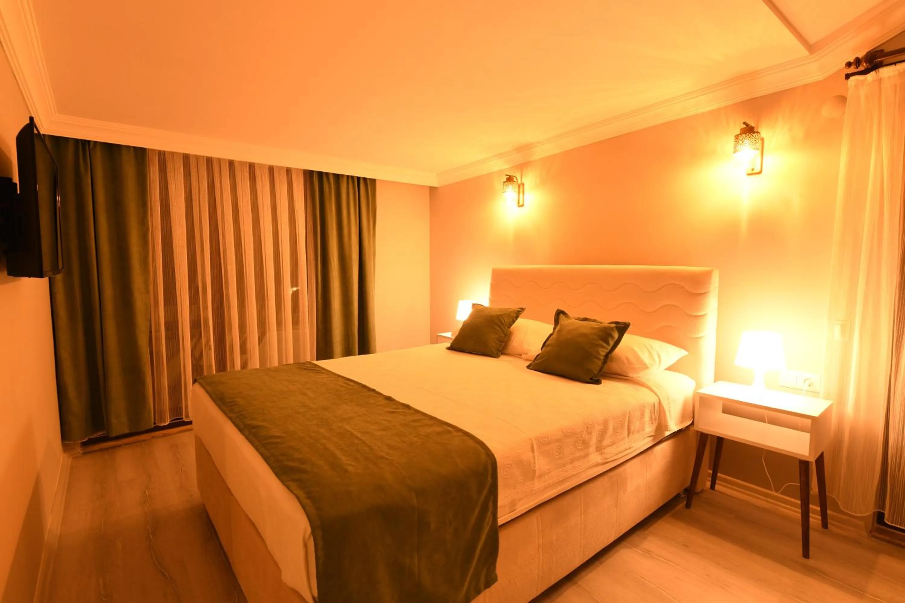 Bedroom, Bed in Bahçe Apart