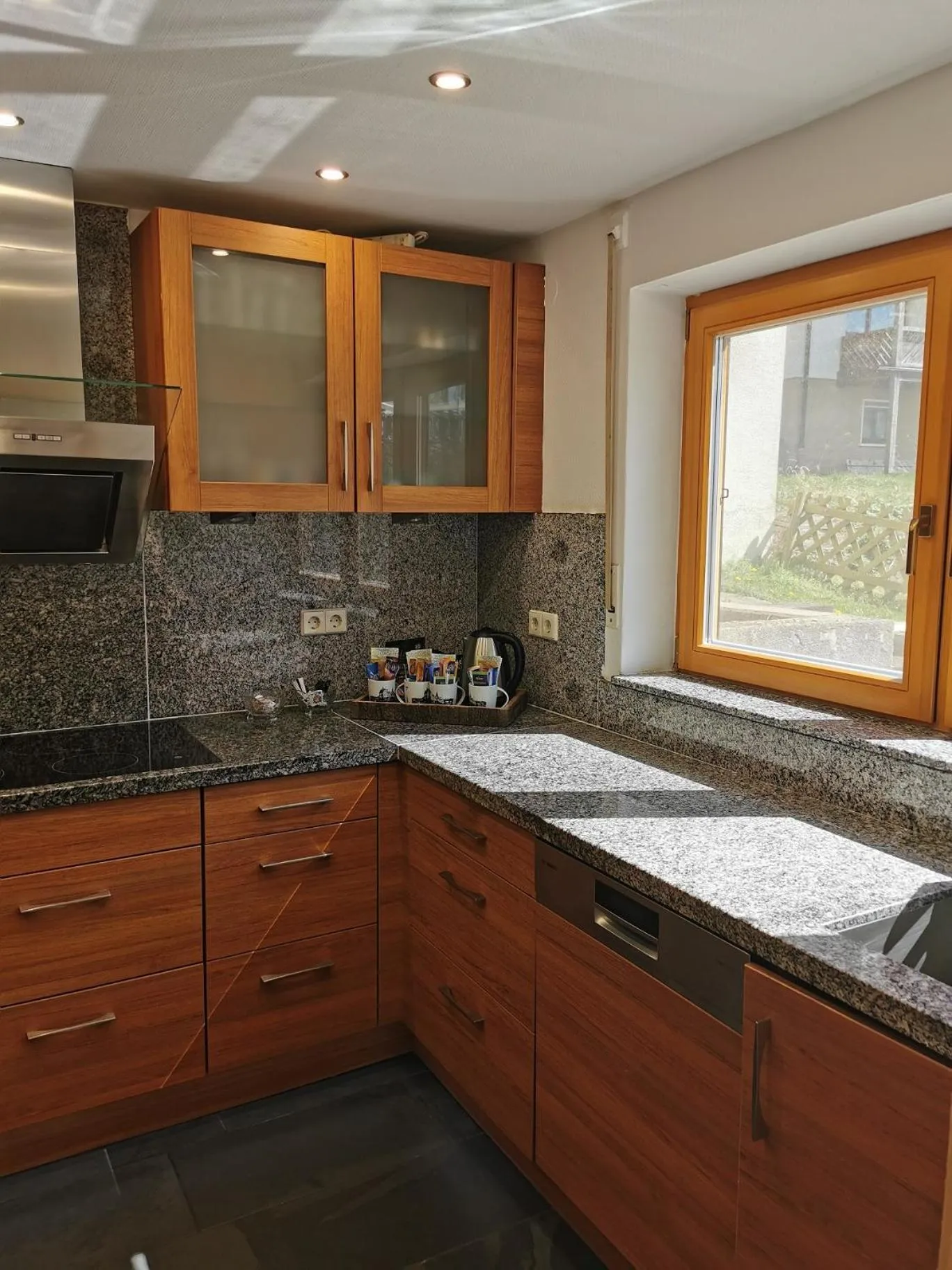 Kitchen or kitchenette in Hotel Garni Jägerhof