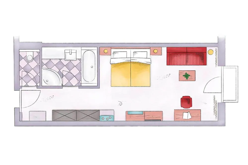 Floor plan in Hotel EDELWEISS Berchtesgaden Superior
