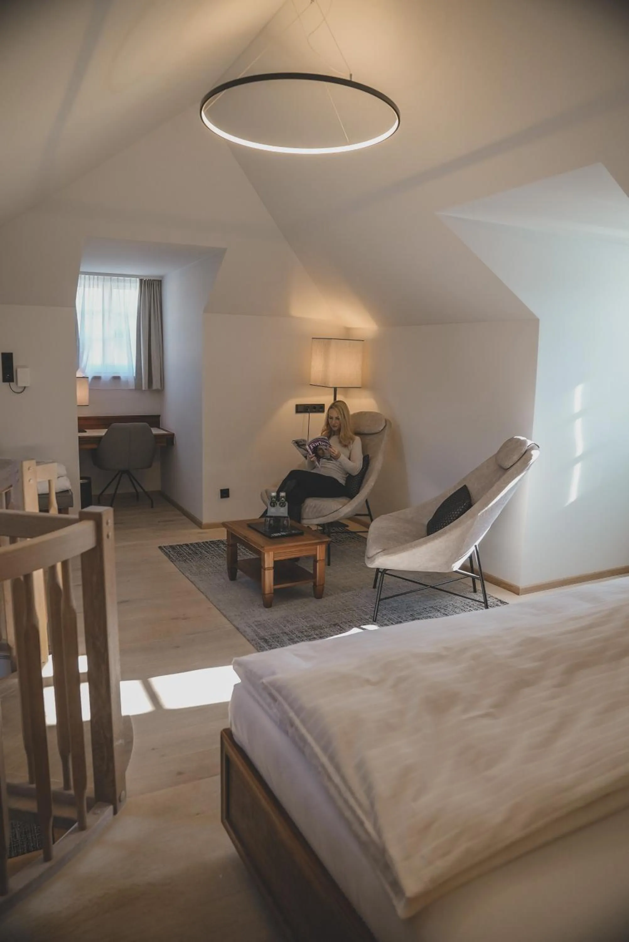 Living room, Bed in Hotel EDELWEISS Berchtesgaden Superior