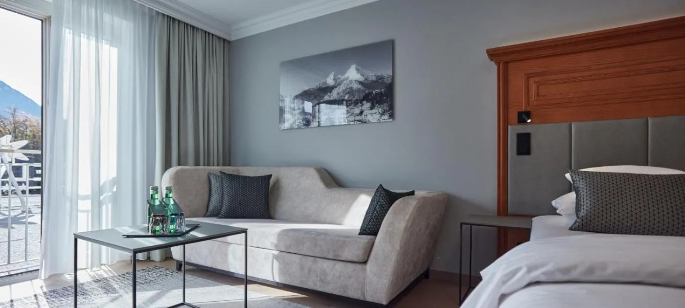 Bed in Hotel EDELWEISS Berchtesgaden Superior