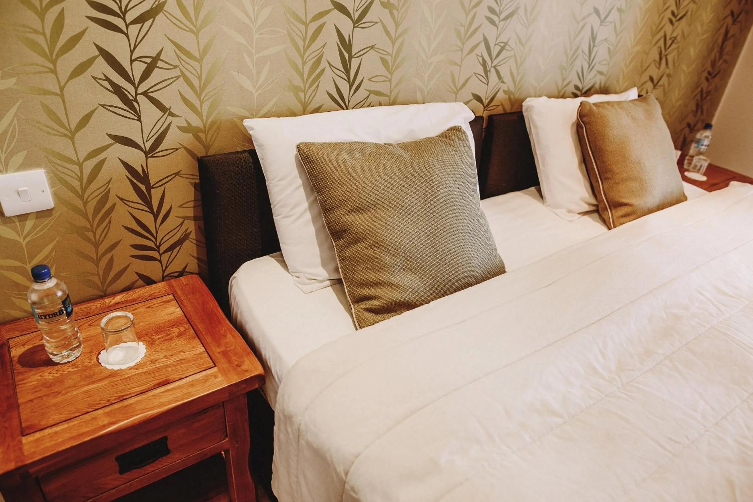 Decorative detail, Bed in The Lodge on the Loch by OYO