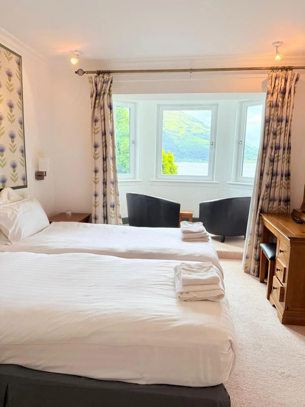 Bedroom, Bed in The Lodge on the Loch by OYO