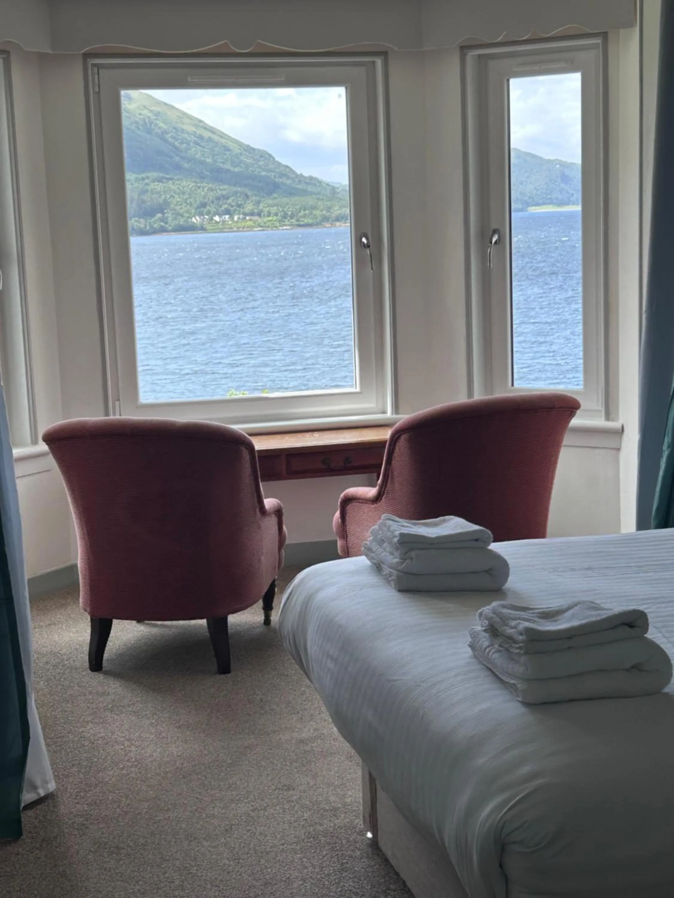 Bedroom, Bed in The Lodge on the Loch by OYO