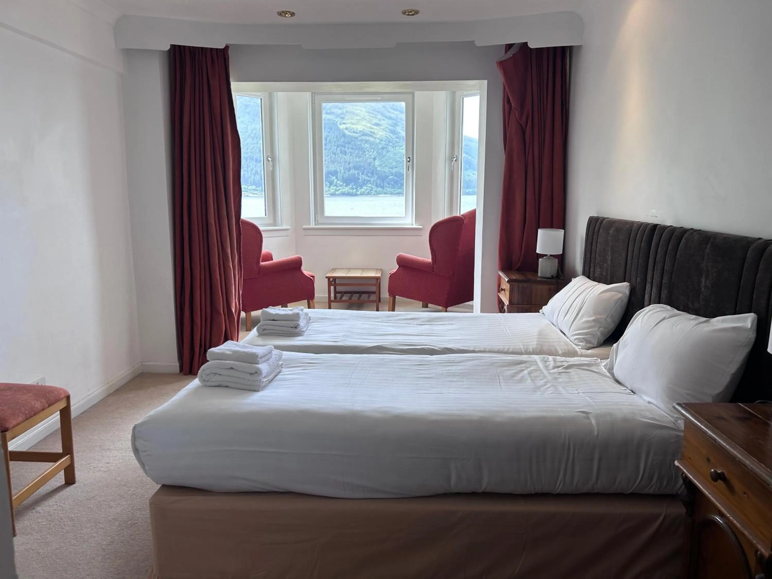 Bedroom, Bed in The Lodge on the Loch by OYO