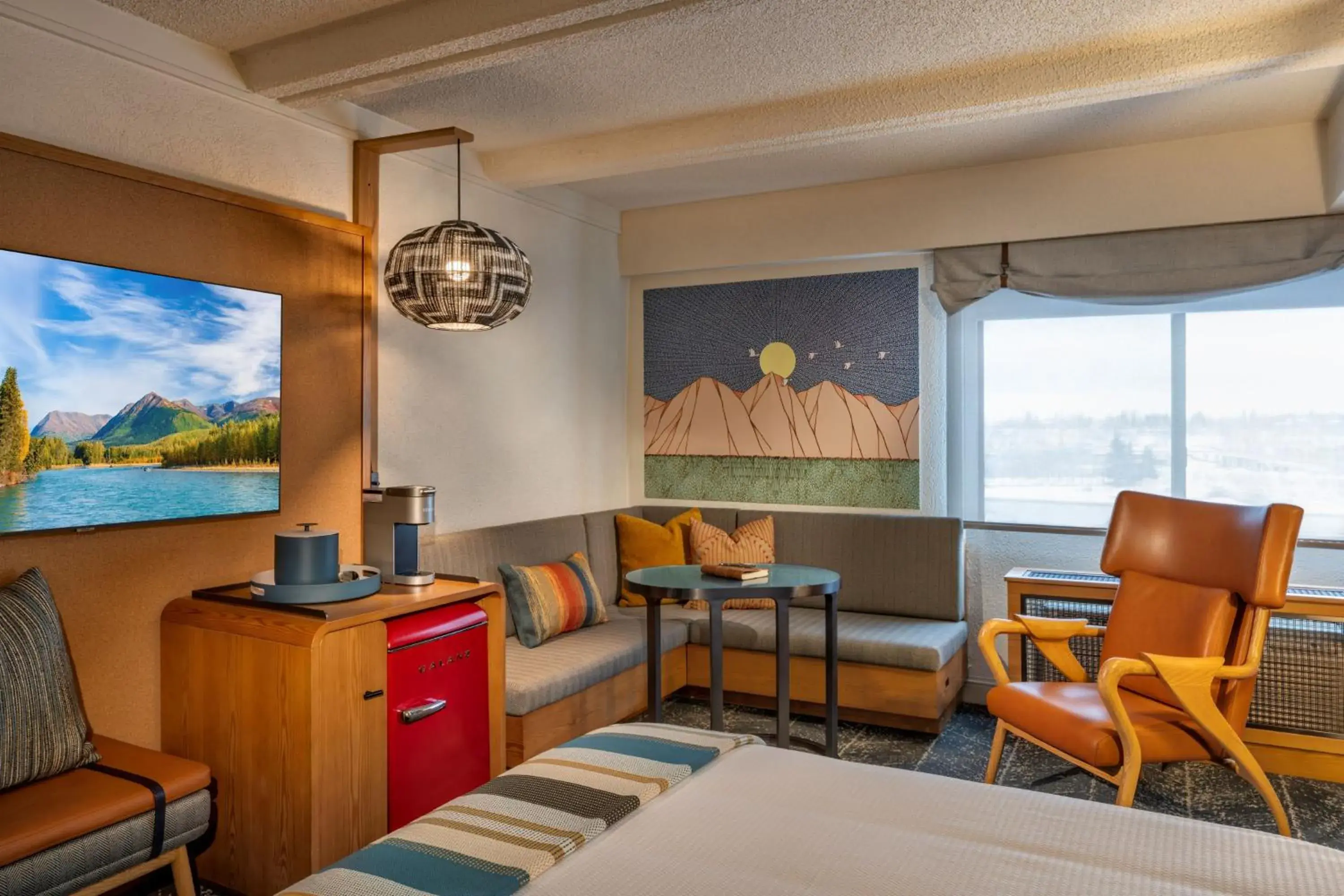 Bedroom in Aviator Hotel Anchorage Bedroom in Aviator Hotel Anchorage