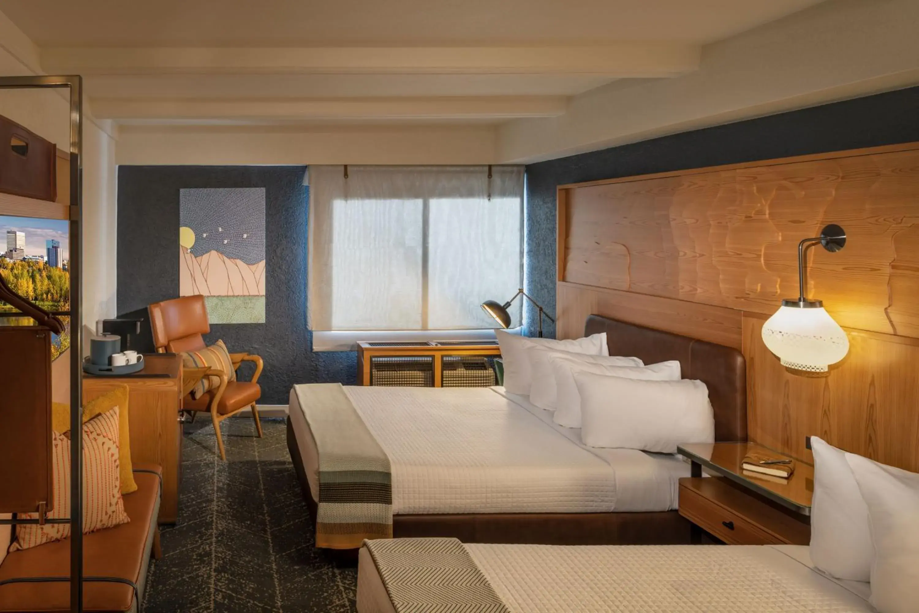 Bed in Aviator Hotel Anchorage Bed in Aviator Hotel Anchorage