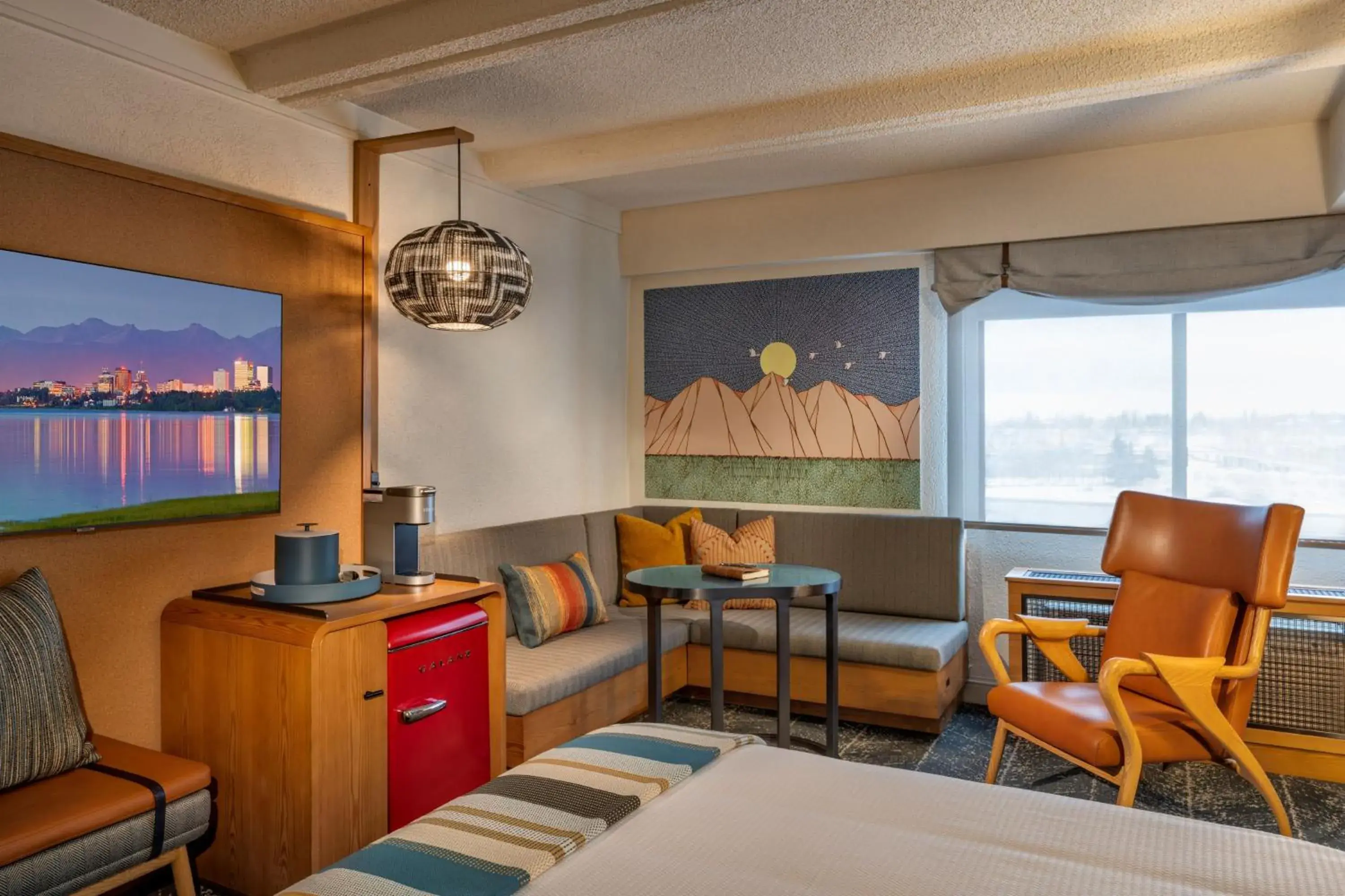 Bedroom in Aviator Hotel Anchorage Bedroom in Aviator Hotel Anchorage