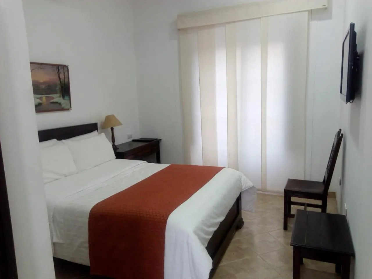 Bed in Hotel La Plazuela