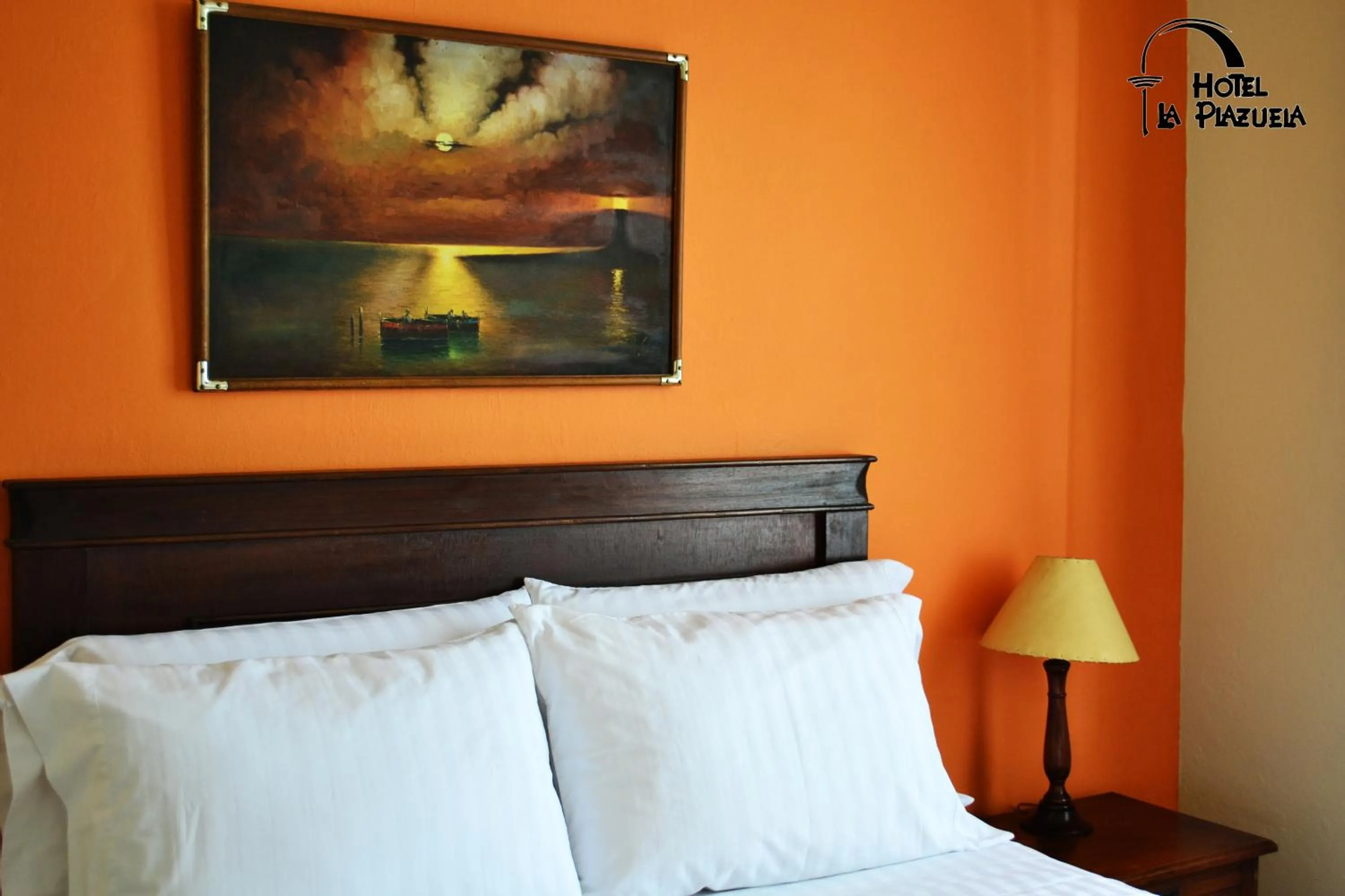 Decorative detail, Bed in Hotel La Plazuela