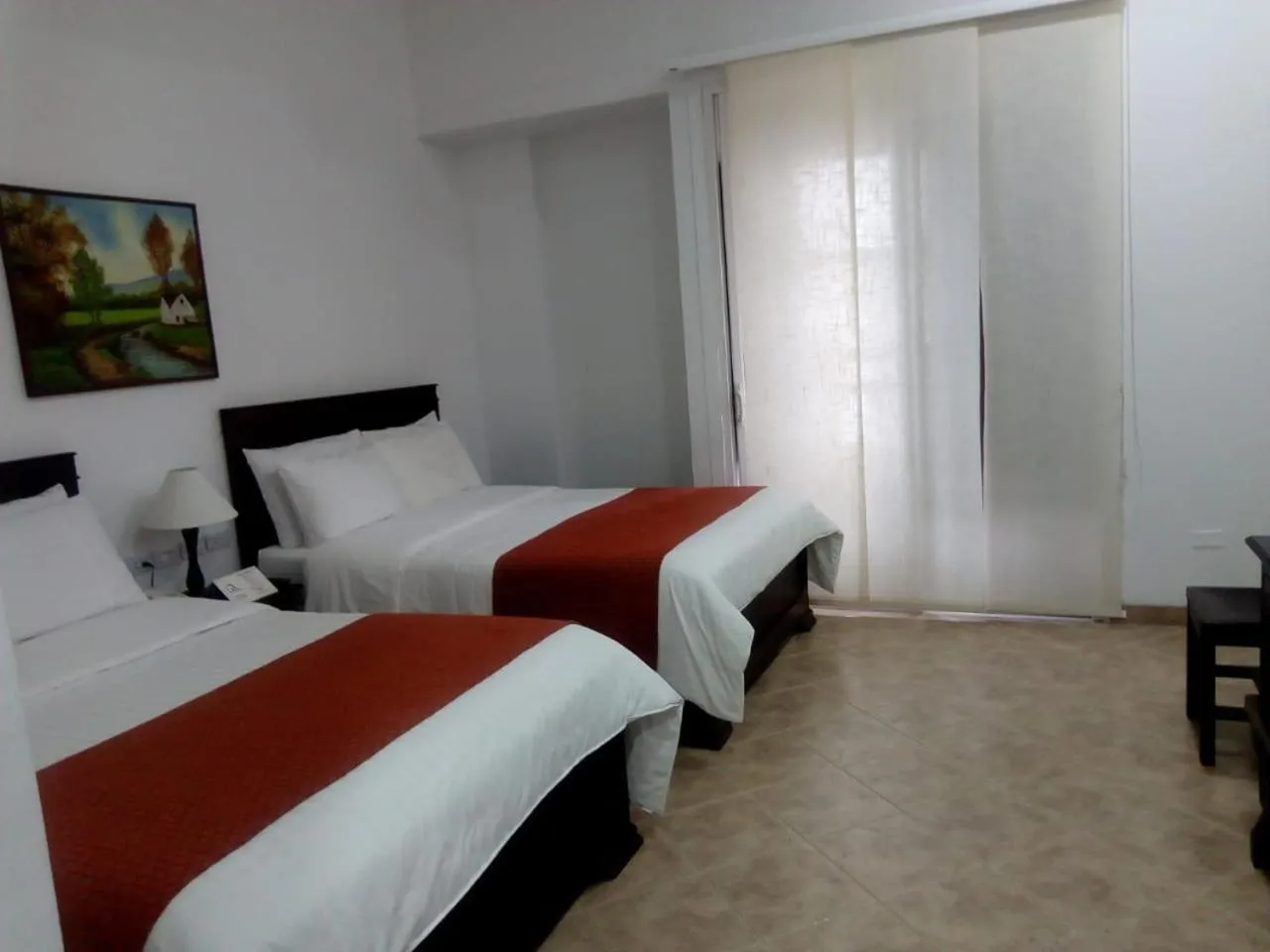Bed in Hotel La Plazuela